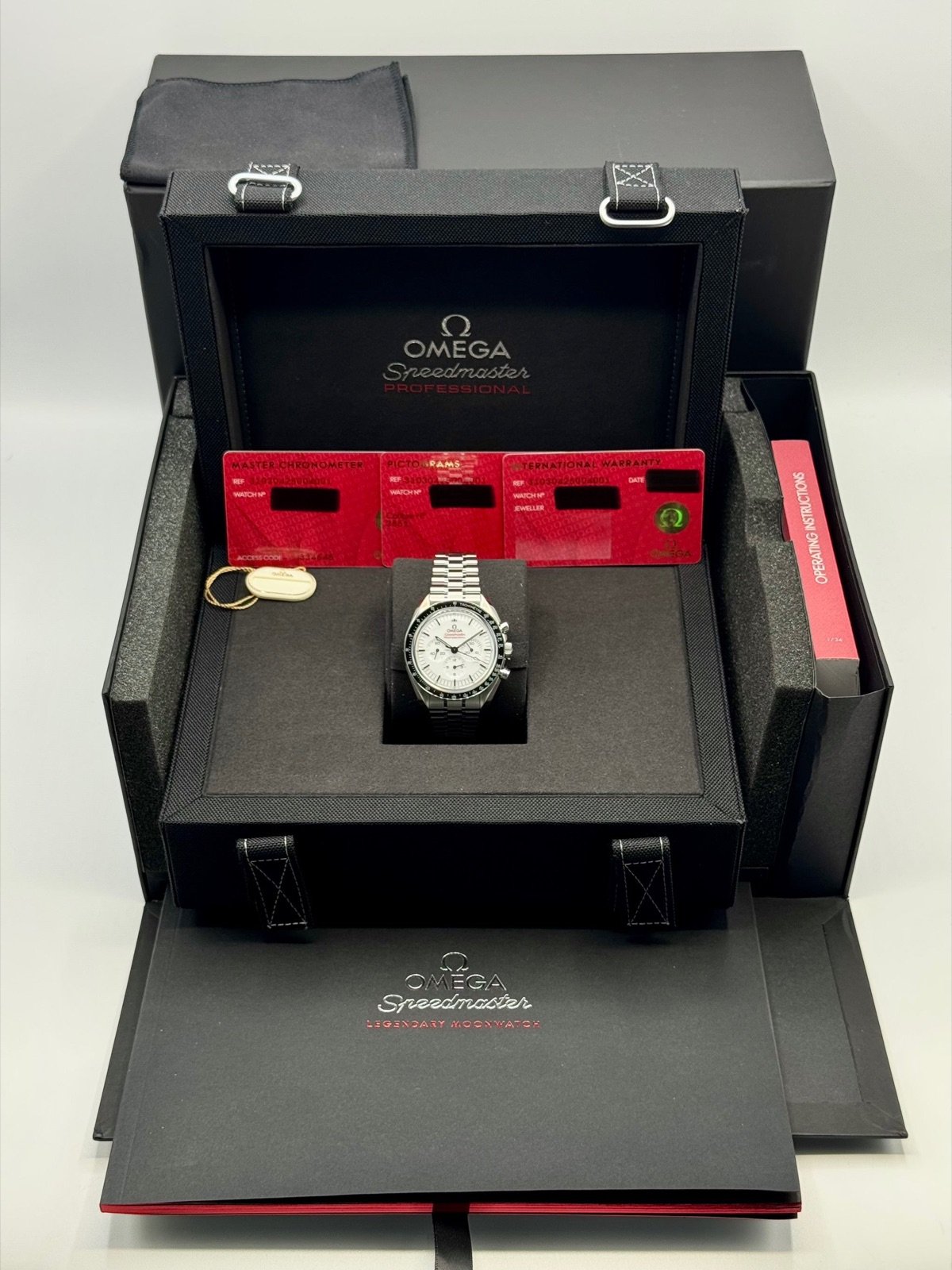 2025 Omega Speedmaster Moonwatch Professional 42mm White Dial (Unworn) - Image 10