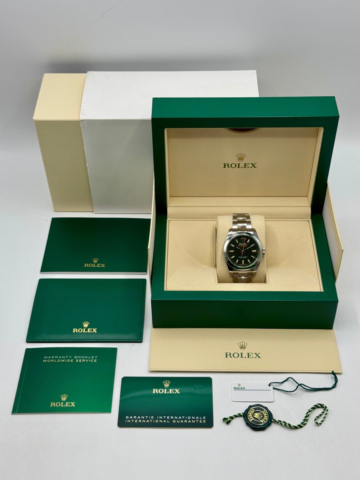 2021 Rolex Milgauss 40mm 116400GV Stainless Steel Black Dial - Image 10