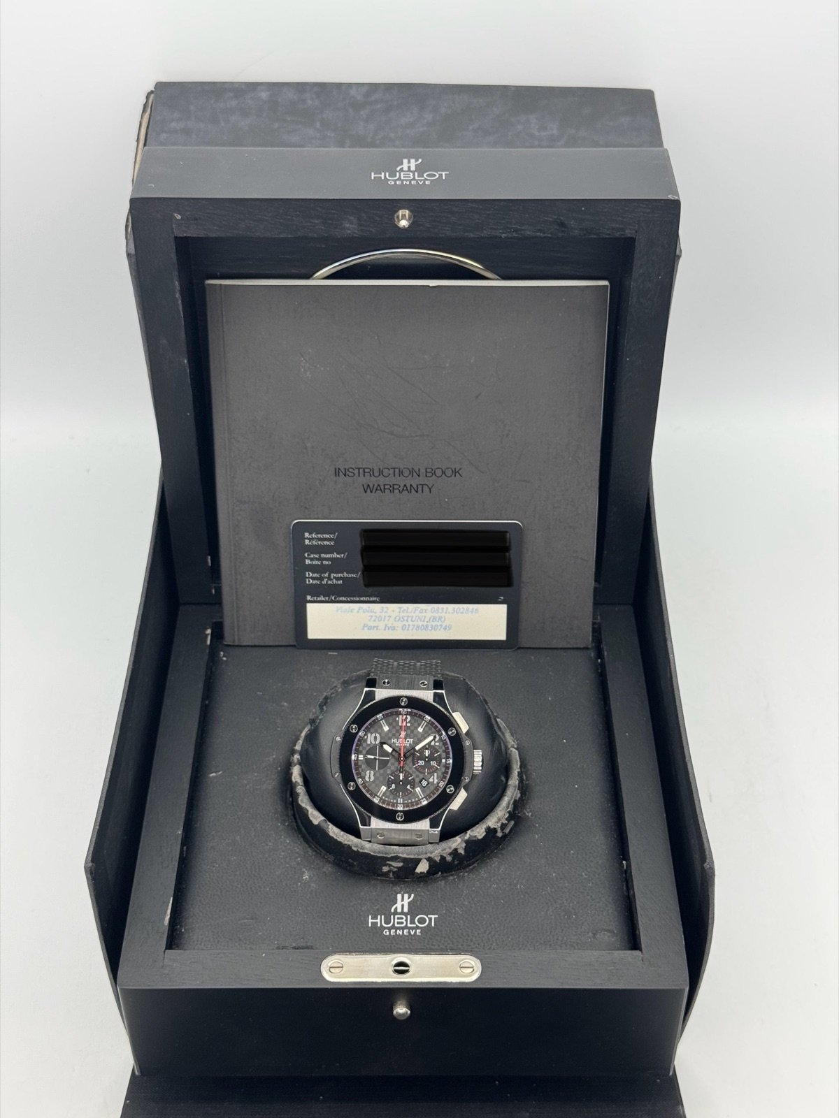 2010 Big Bang Chronograph Steele Ceramic 44mm Stainless Steel Black Dial - Image 10