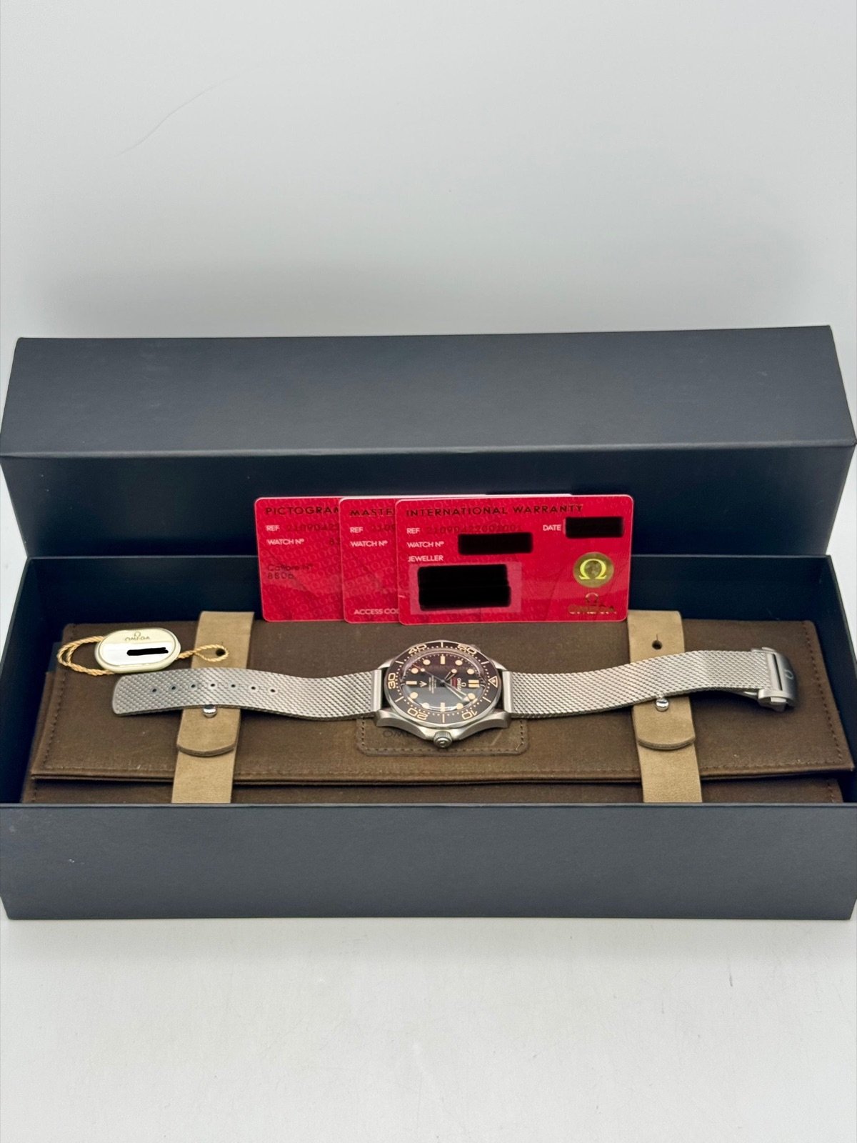 2023 Omega Seamaster Diver 300M 007 42mm Titanium Brown Dial - Image 10
