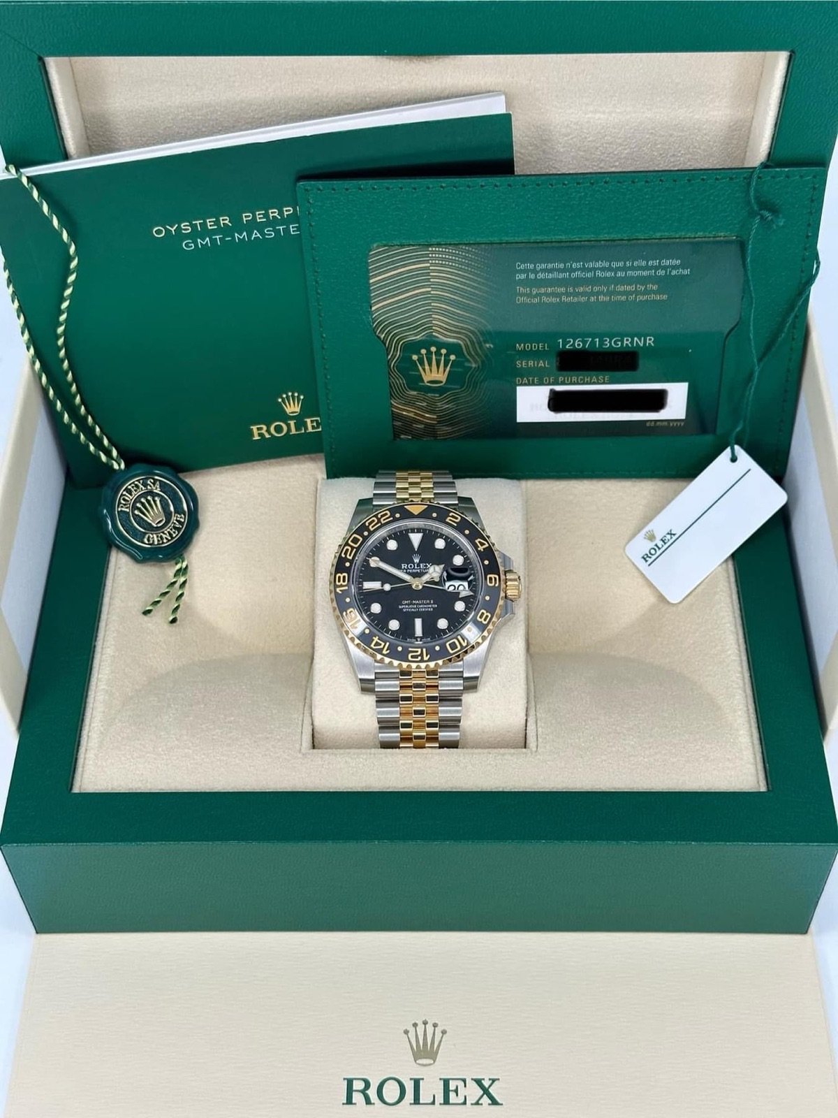 2025 Rolex GMT-Master II 40mm 126713GRNR Two-Tone Jubilee (Unworn) - Image 11
