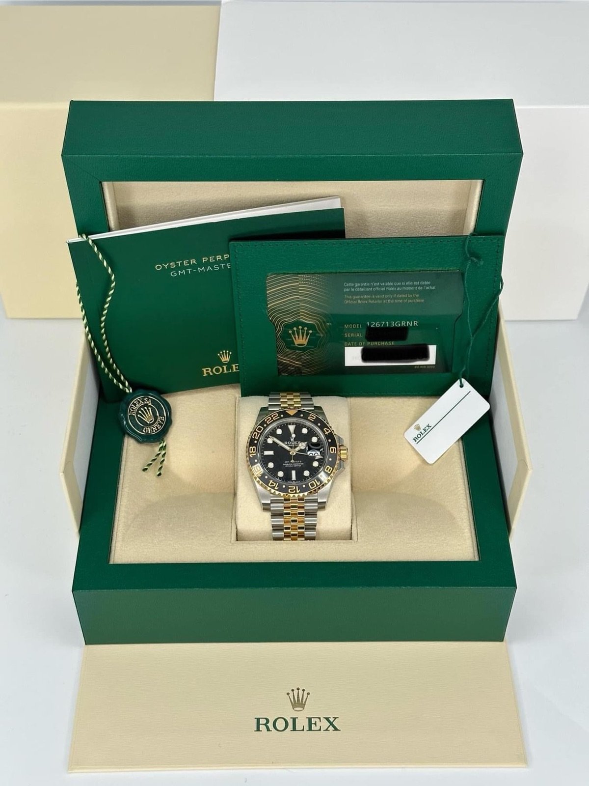2025 Rolex GMT-Master II 40mm 126713GRNR Two-Tone Jubilee (Unworn) - Image 12