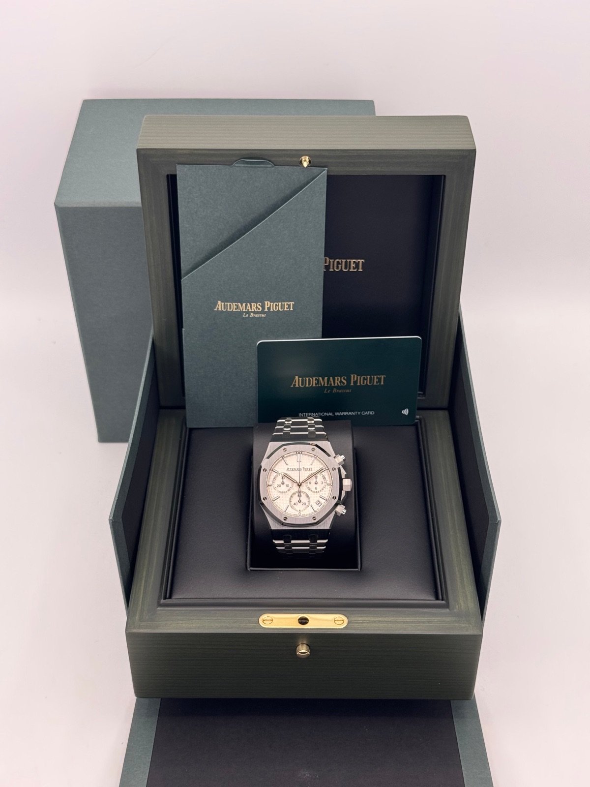 2023 Audemars Piguet Royal Oak Chronograph 41mm 26240ST White Dial (Unworn) - Image 10