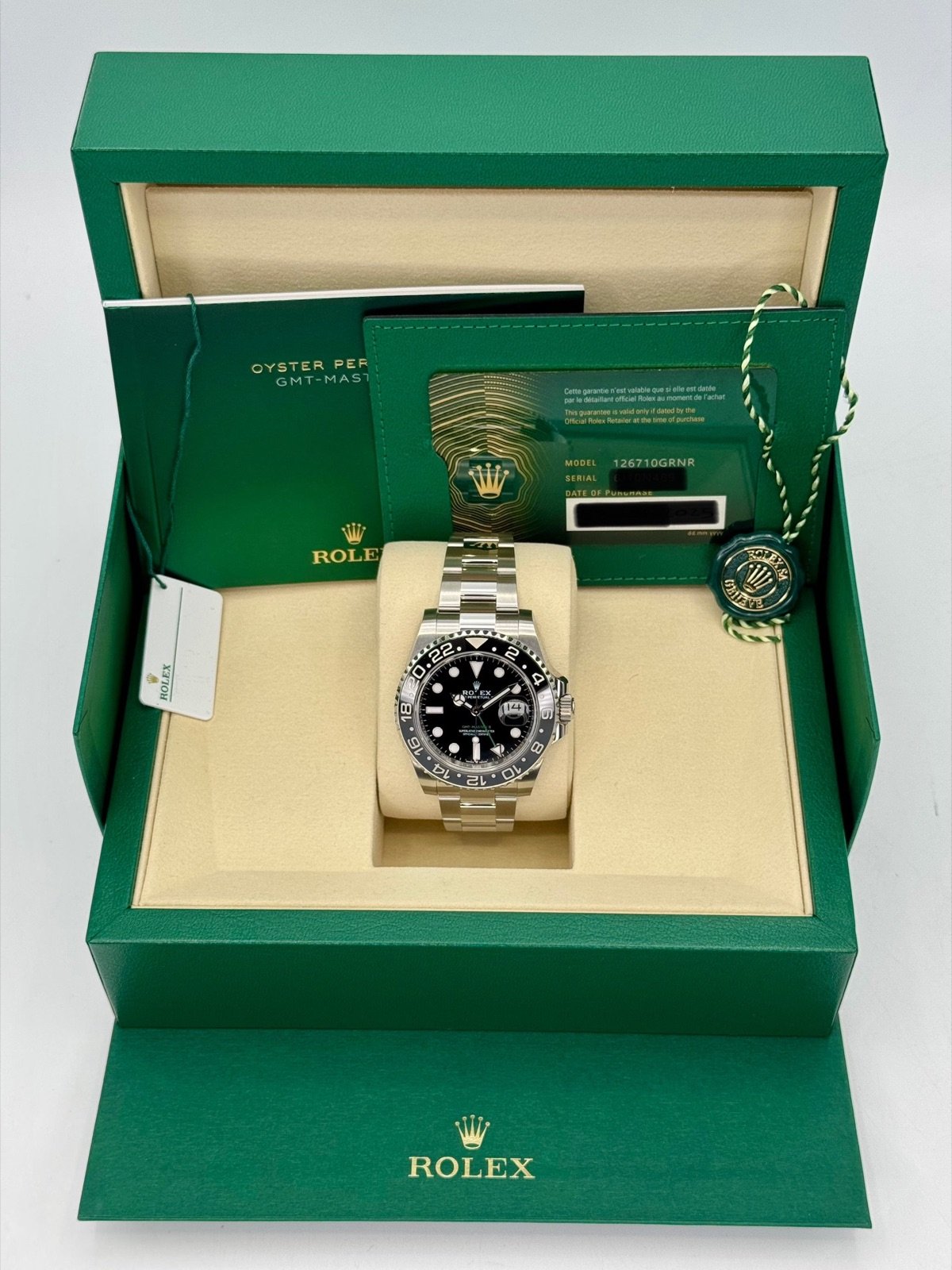 2025 Rolex GMT-Master II “Bruce Wayne” 40mm 126710GRNR Oyster (Unworn) - Image 9