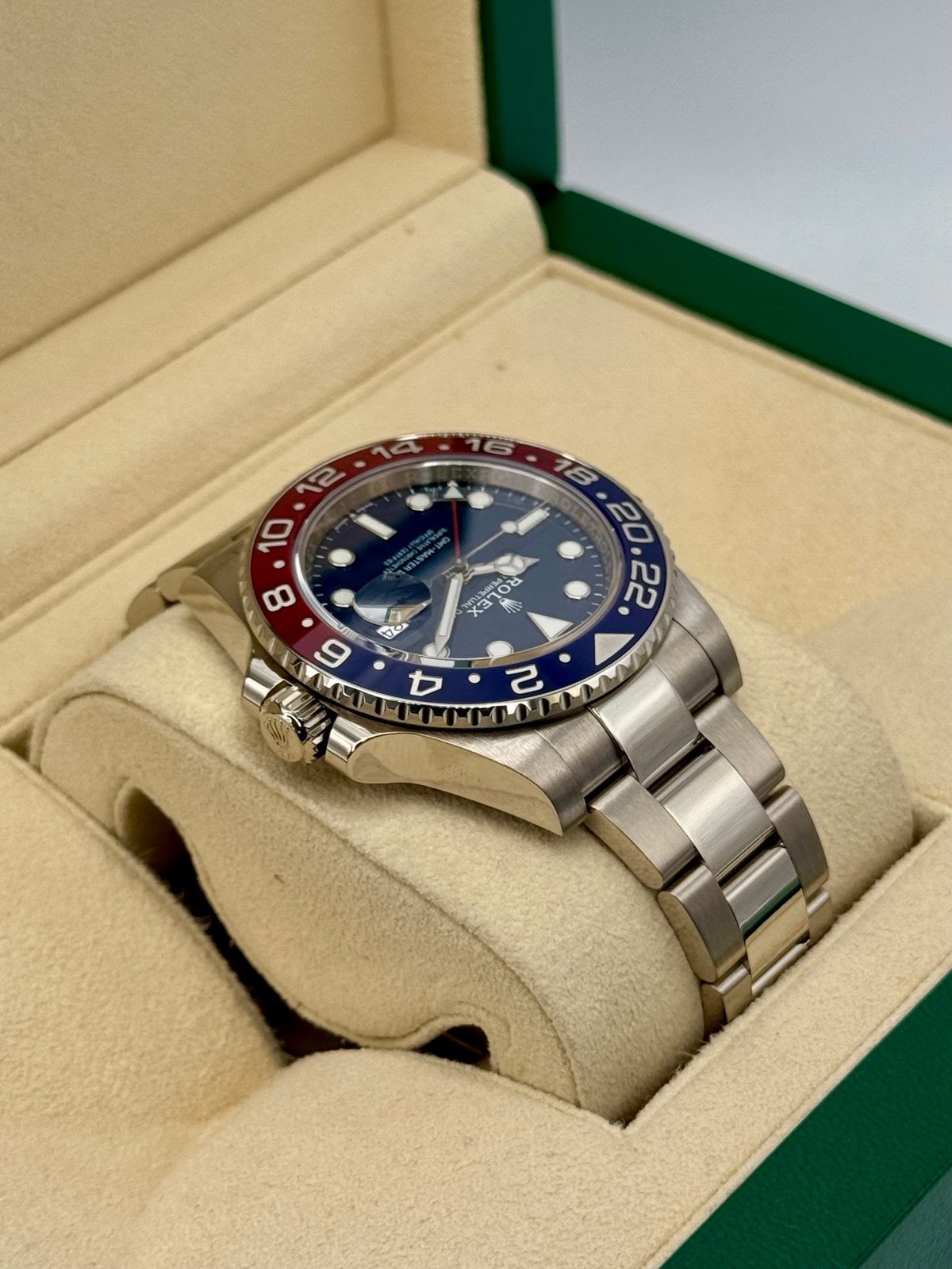 Rolex GMT-Master II “Pepsi” 40mm 126719BLRO White Gold Oyster - Image 8