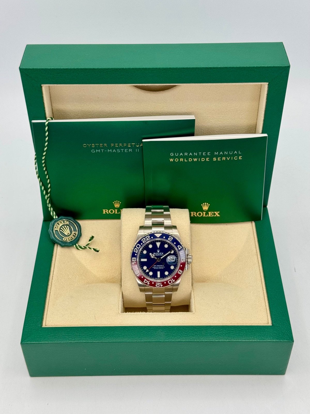 Rolex GMT-Master II “Pepsi” 40mm 126719BLRO White Gold Oyster - Image 9
