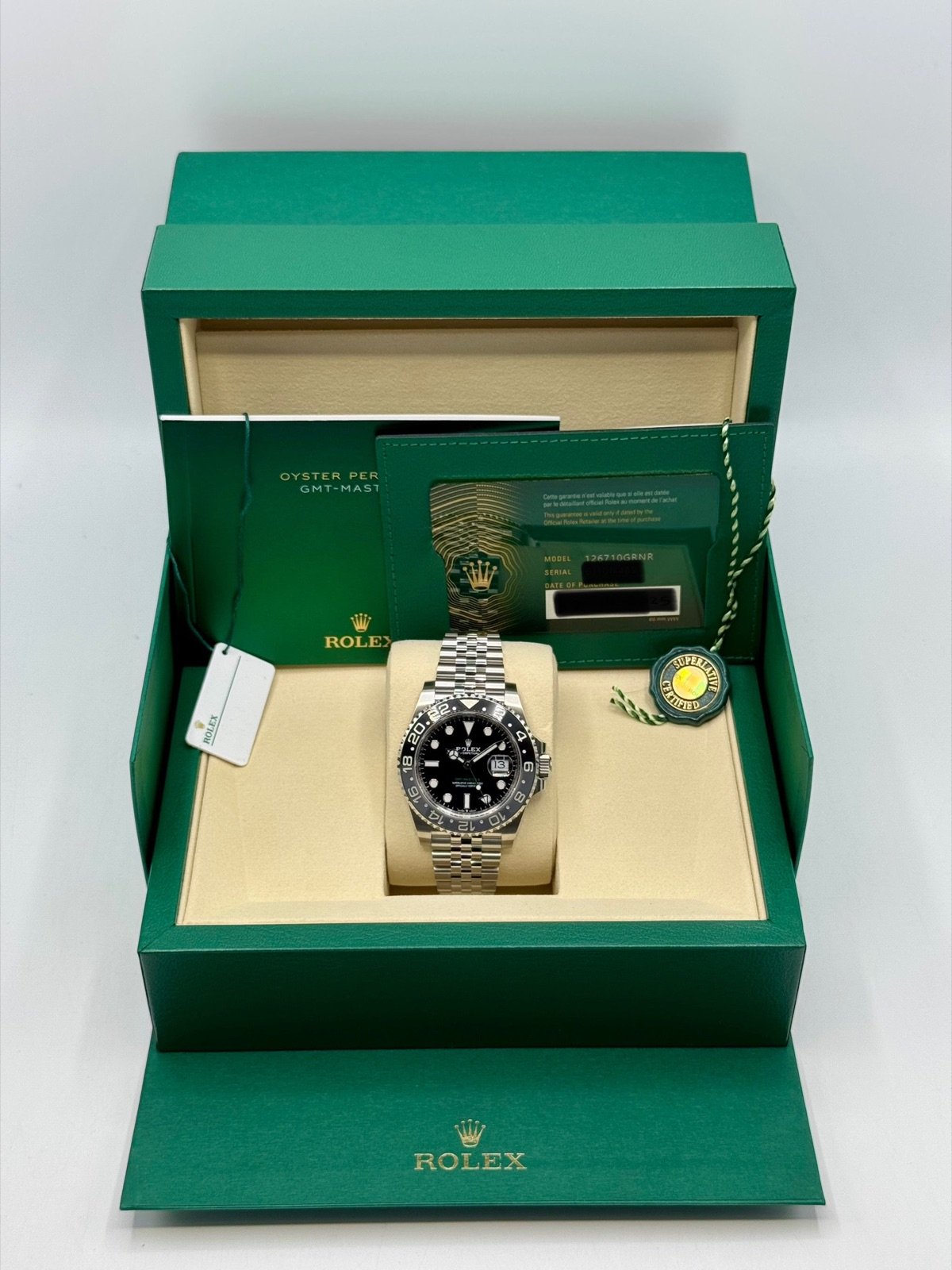 2025 Rolex GMT-Master II “Bruce Wayne” 40mm 126710GRNR Jubilee (Unworn) - Image 10