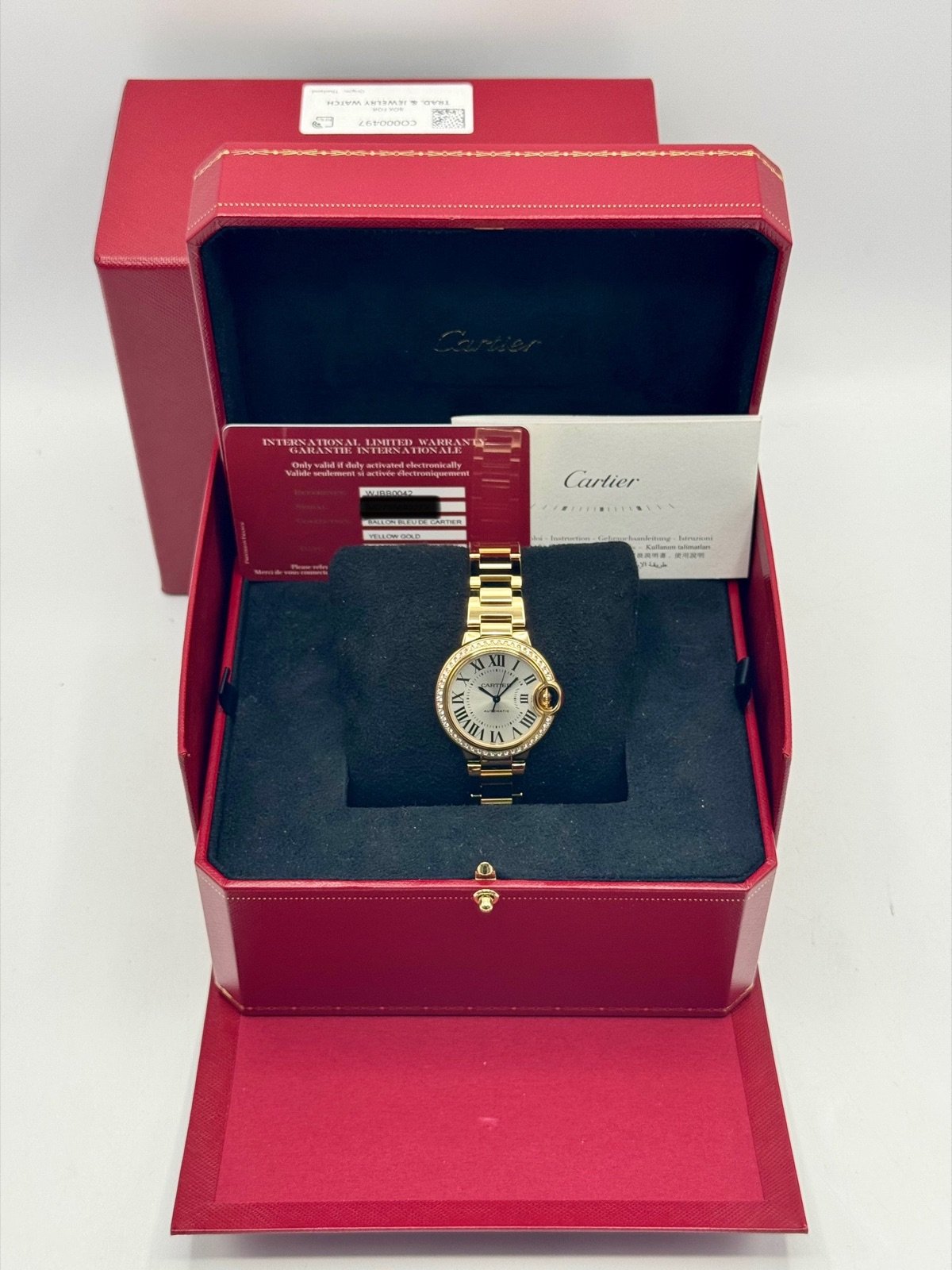 2021 Cartier Ballon Bleu De Cartier 33mm WJBB0042 Silver Dial - Image 10