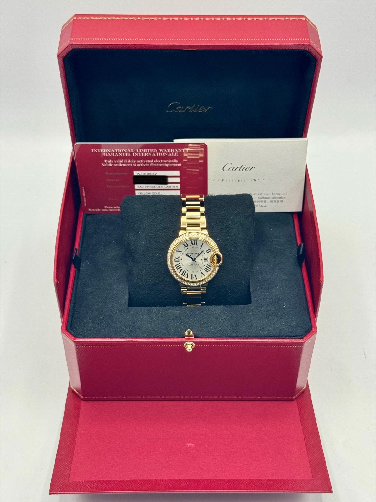2021 Cartier Ballon Bleu De Cartier 33mm WJBB0042 Silver Dial - Image 9