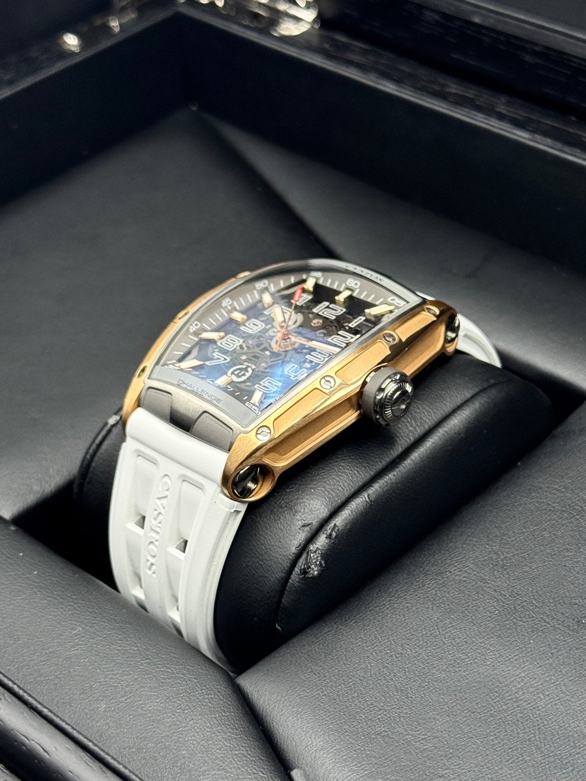 Cvstos Challenge II JetLiner SL Brancard 41mm Rose Gold & Titanium Skeleton - Image 6
