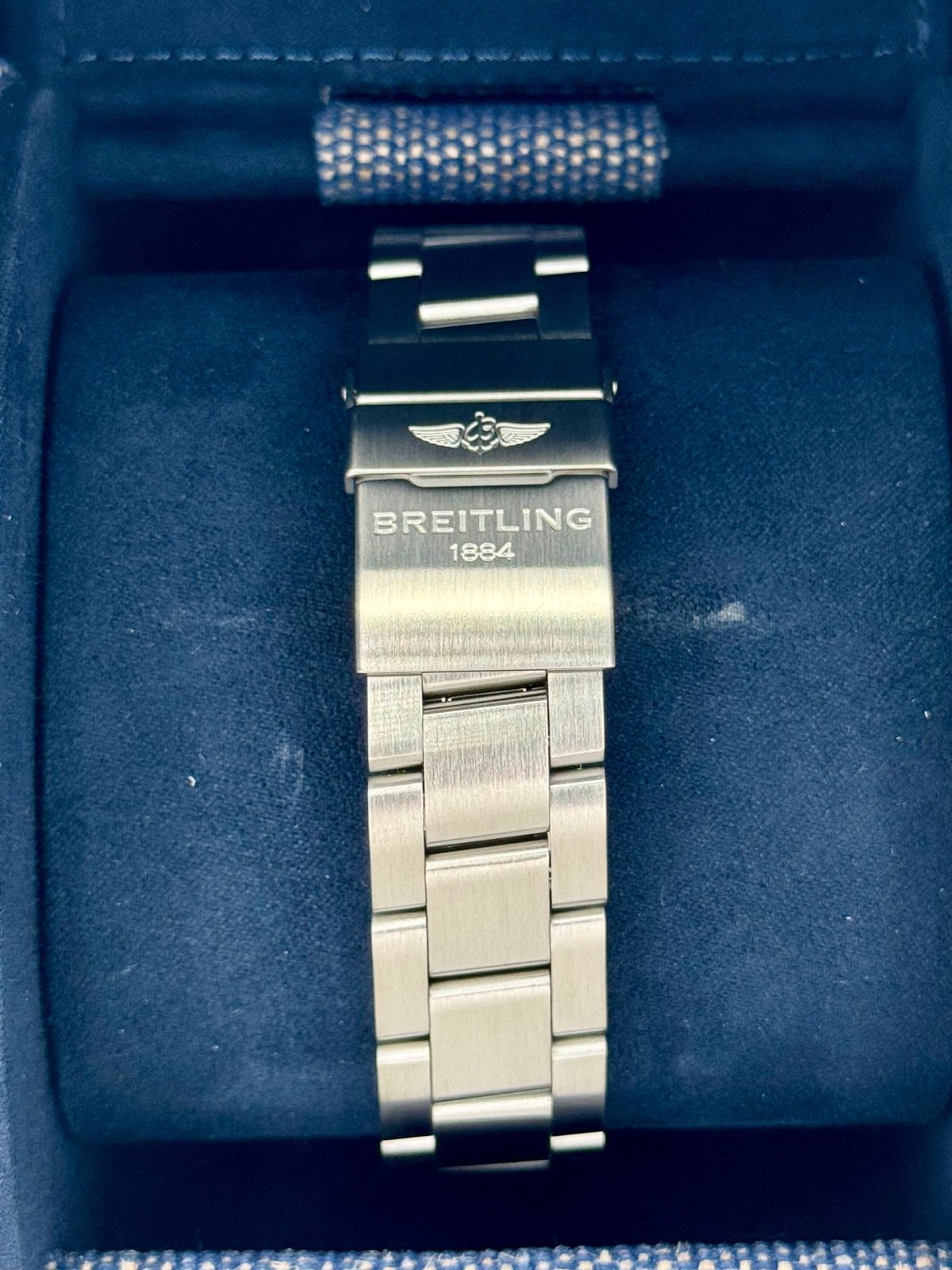 2024 Breitling Superocean 42mm A17366 Stainless Steel Blue Dial - Image 2