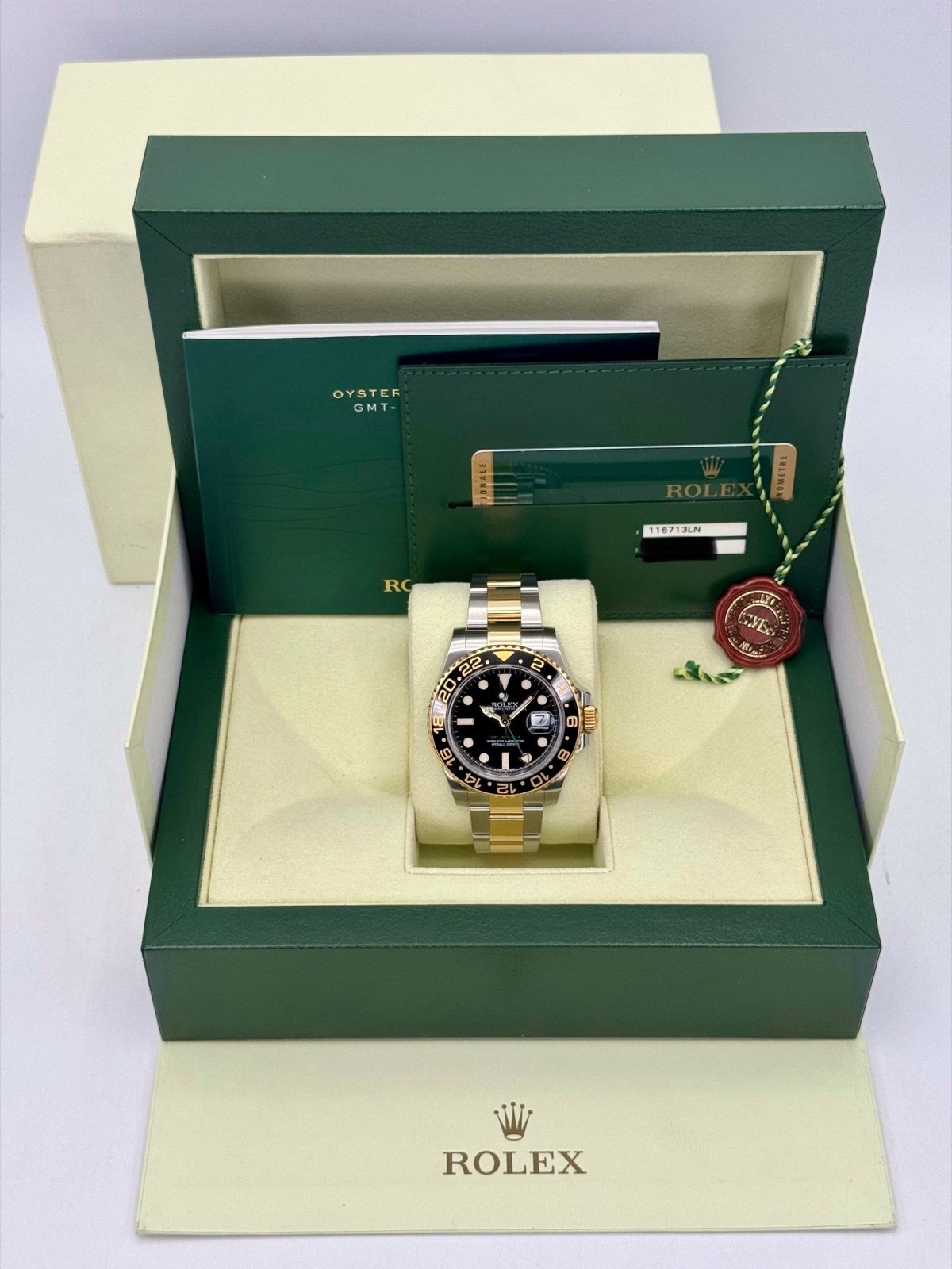 2013 Rolex GMT-Master II 40mm 116713LN Two-Tone Black Dial - Image 10