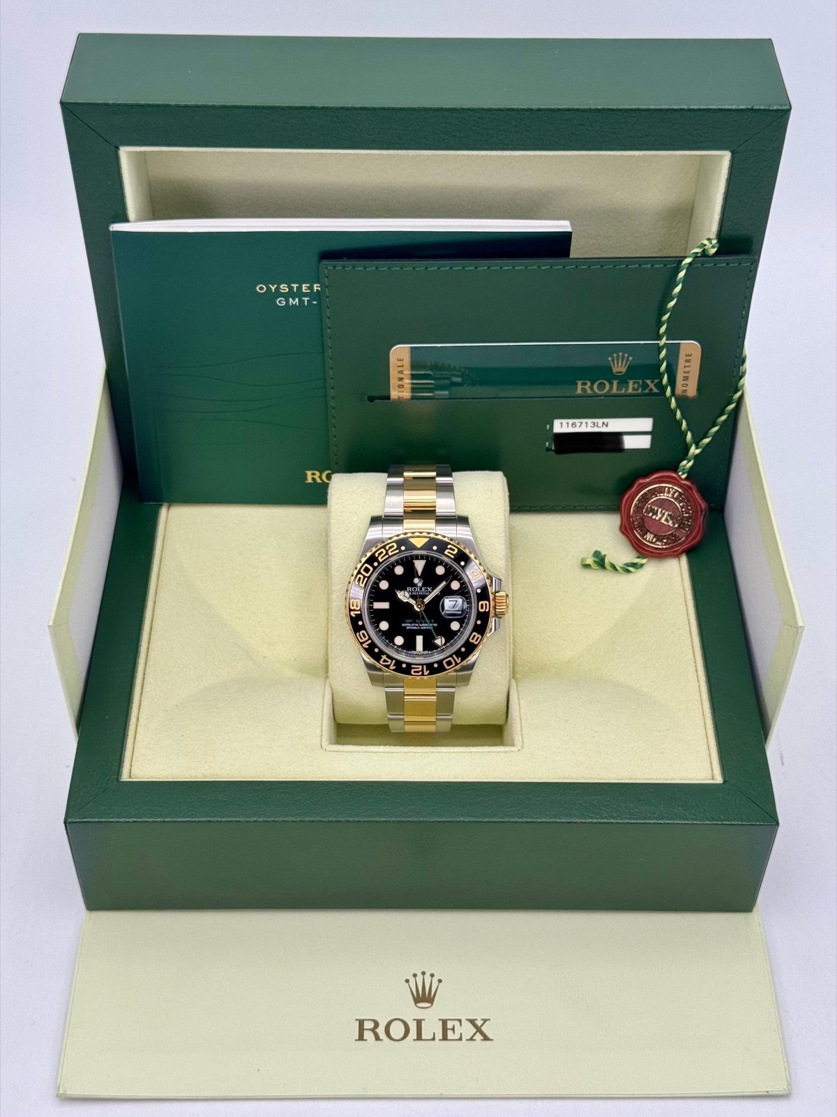 2013 Rolex GMT-Master II 40mm 116713LN Two-Tone Black Dial - Image 9