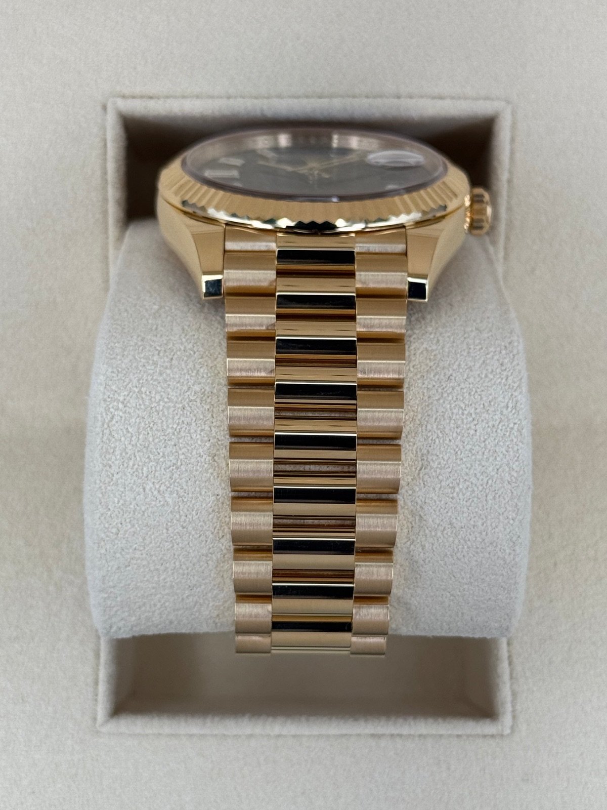 2024 Rolex Day-Date 40mm 228238 Black Diamond Baguette Dial (Unworn) - Image 3