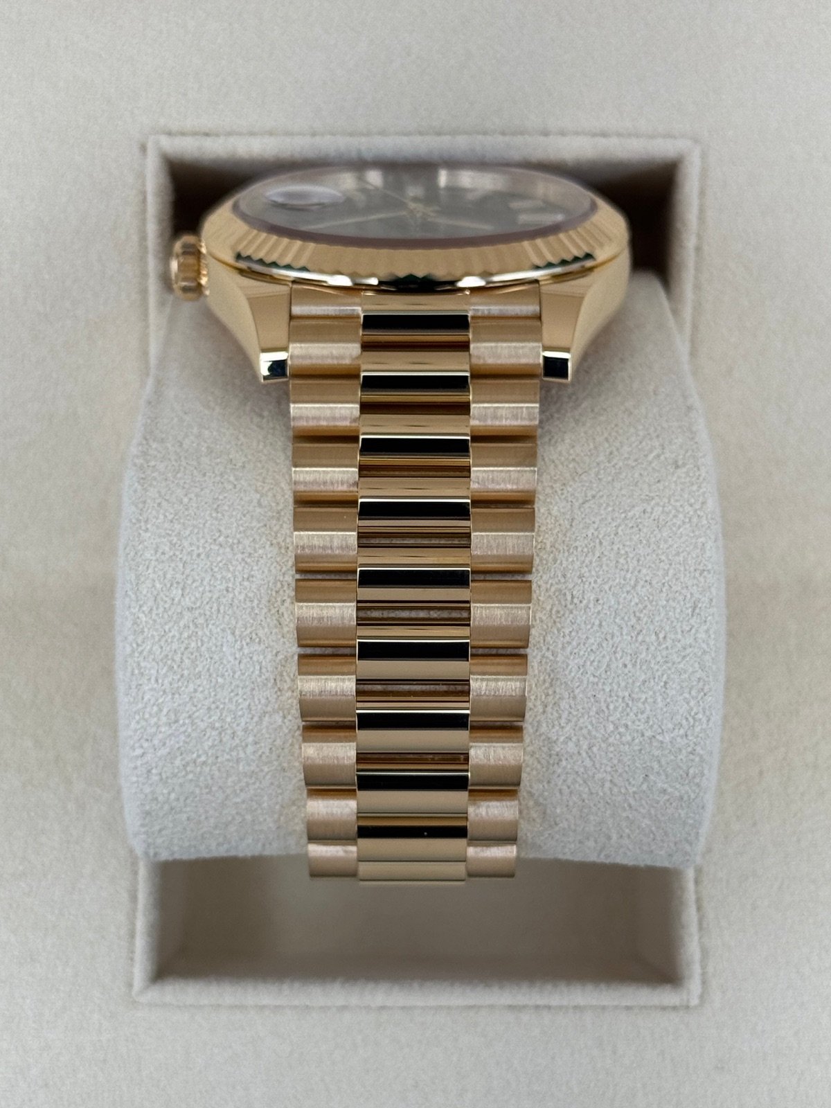 2024 Rolex Day-Date 40mm 228238 Black Diamond Baguette Dial (Unworn) - Image 4