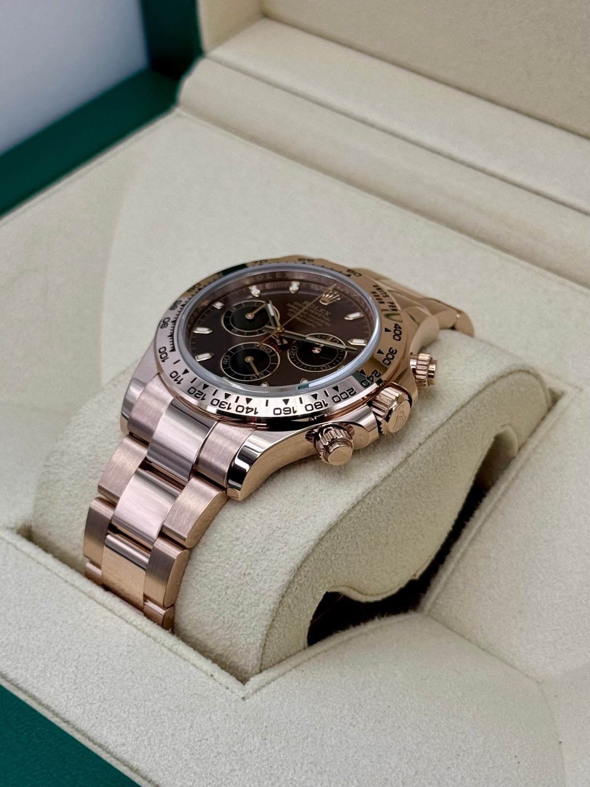 2021 Rolex Daytona 40mm 116505 Rose Gold Chocolate Dial - Image 5