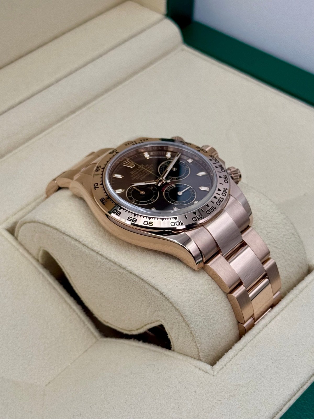 2021 Rolex Daytona 40mm 116505 Rose Gold Chocolate Dial - Image 6