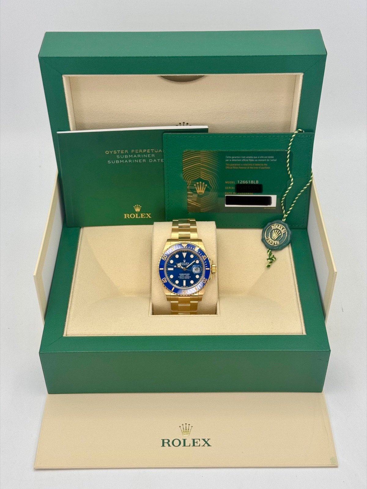 2024 Rolex Submariner “Bluesy” 41mm 126618LB Yellow Gold Blue Dial - Image 11