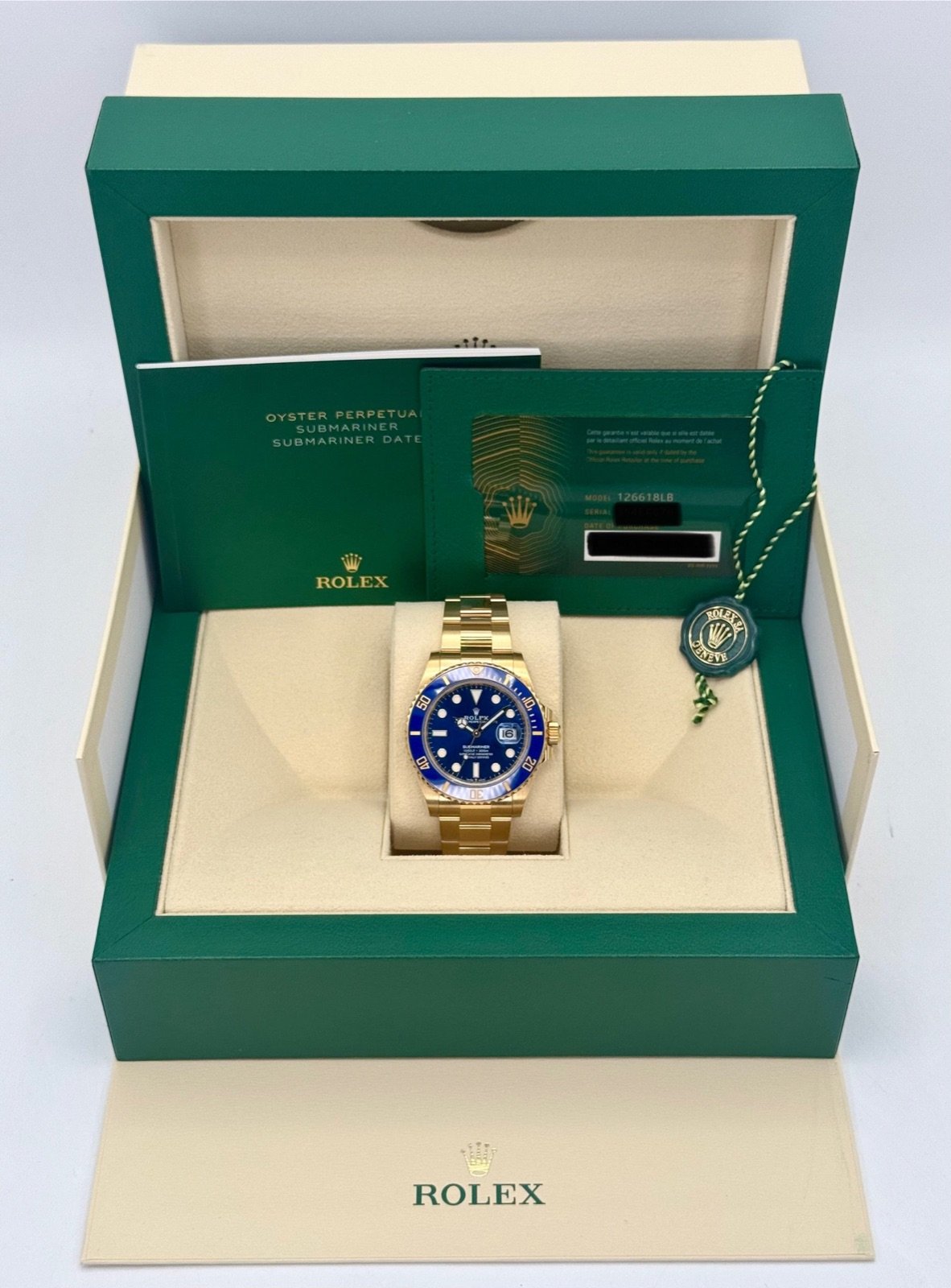 2024 Rolex Submariner “Bluesy” 41mm 126618LB Yellow Gold Blue Dial - Image 12