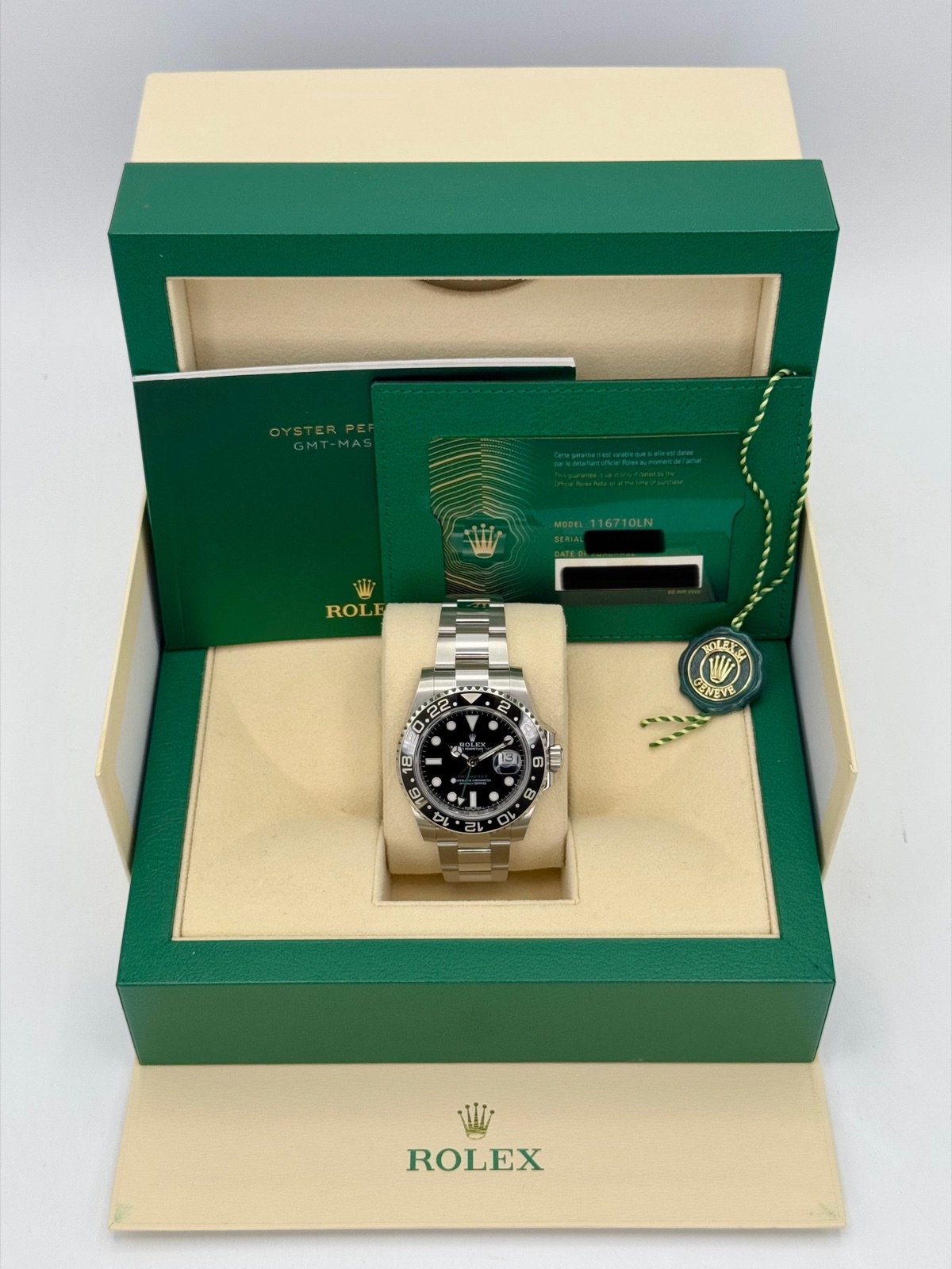 OLD STOCK 2020 Rolex GMT-Master II 40mm 116710LN Black Dial (Unworn) - Image 12