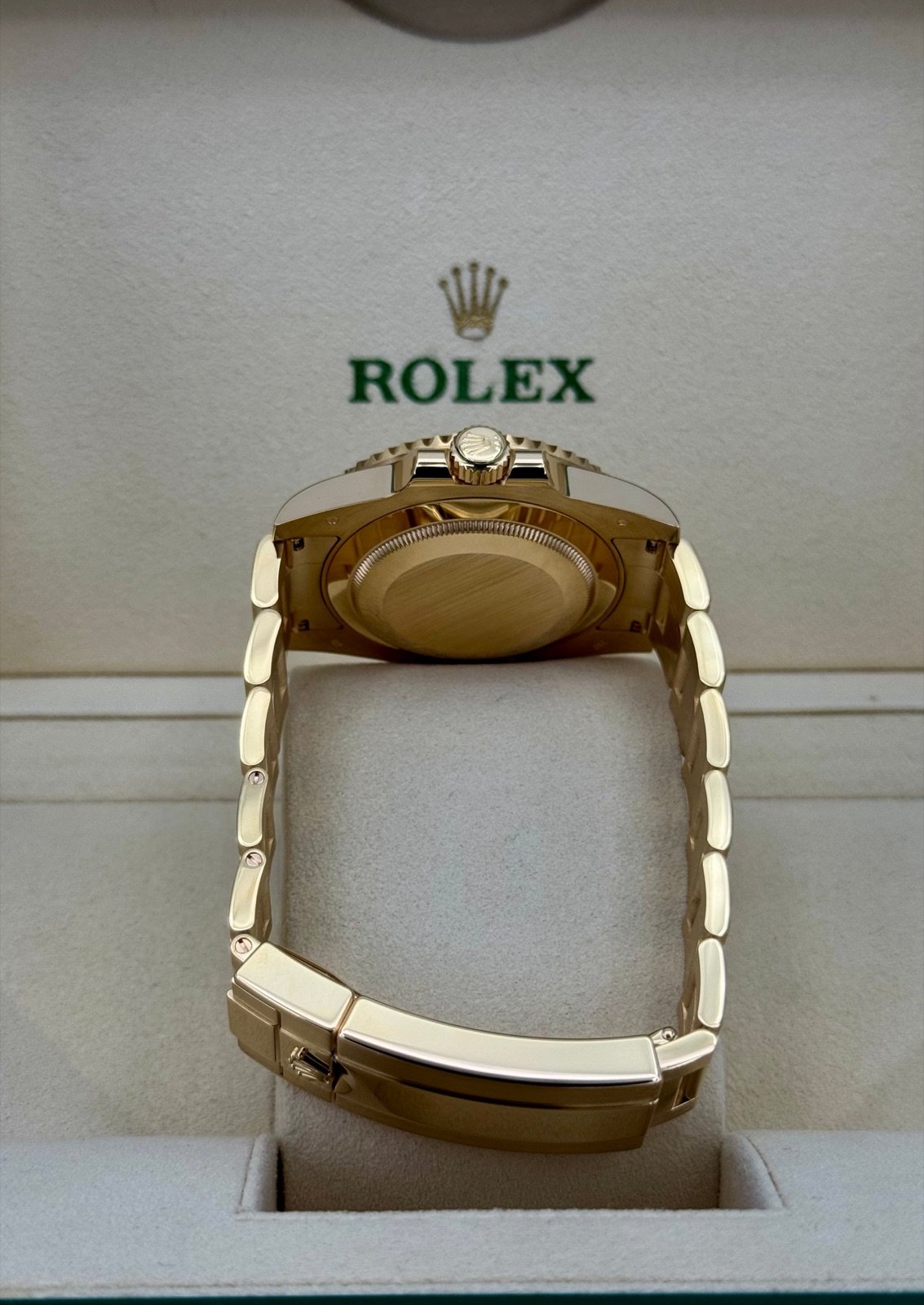 2020 Rolex Submariner 40mm 116618LN 18K Yellow Gold Black Dial - Image 9