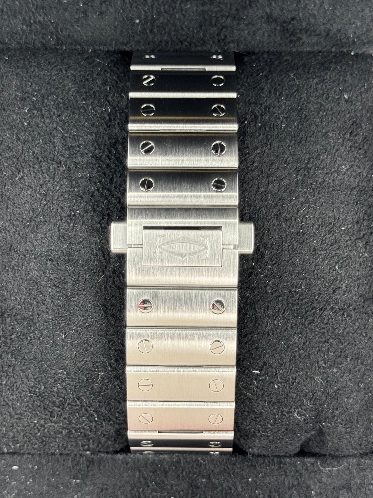 2022 Santos De Cartier 39.8mm WSSA0018 Stainless Steel White Dial - Image 2