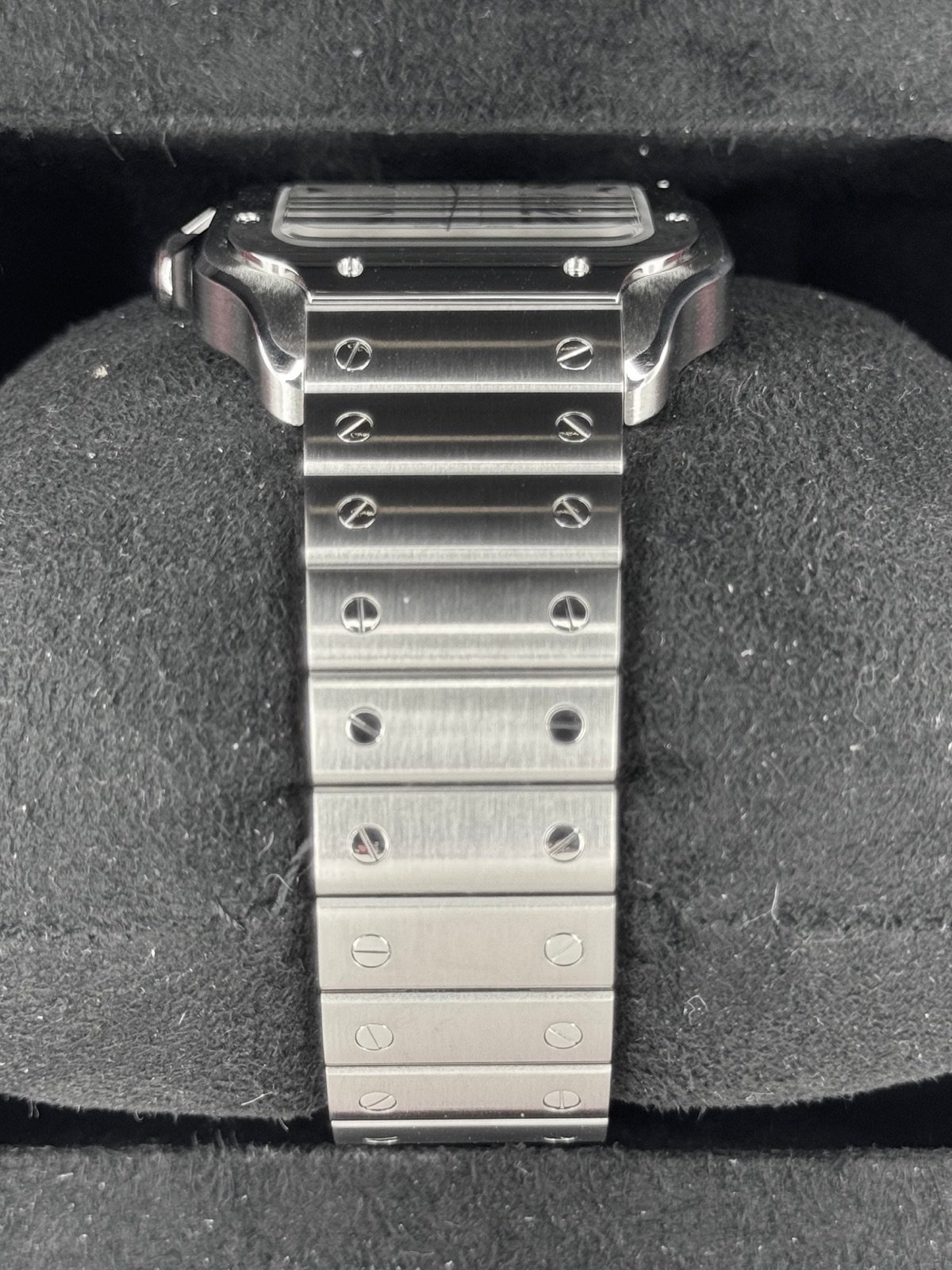 2022 Santos De Cartier 39.8mm WSSA0018 Stainless Steel White Dial - Image 4