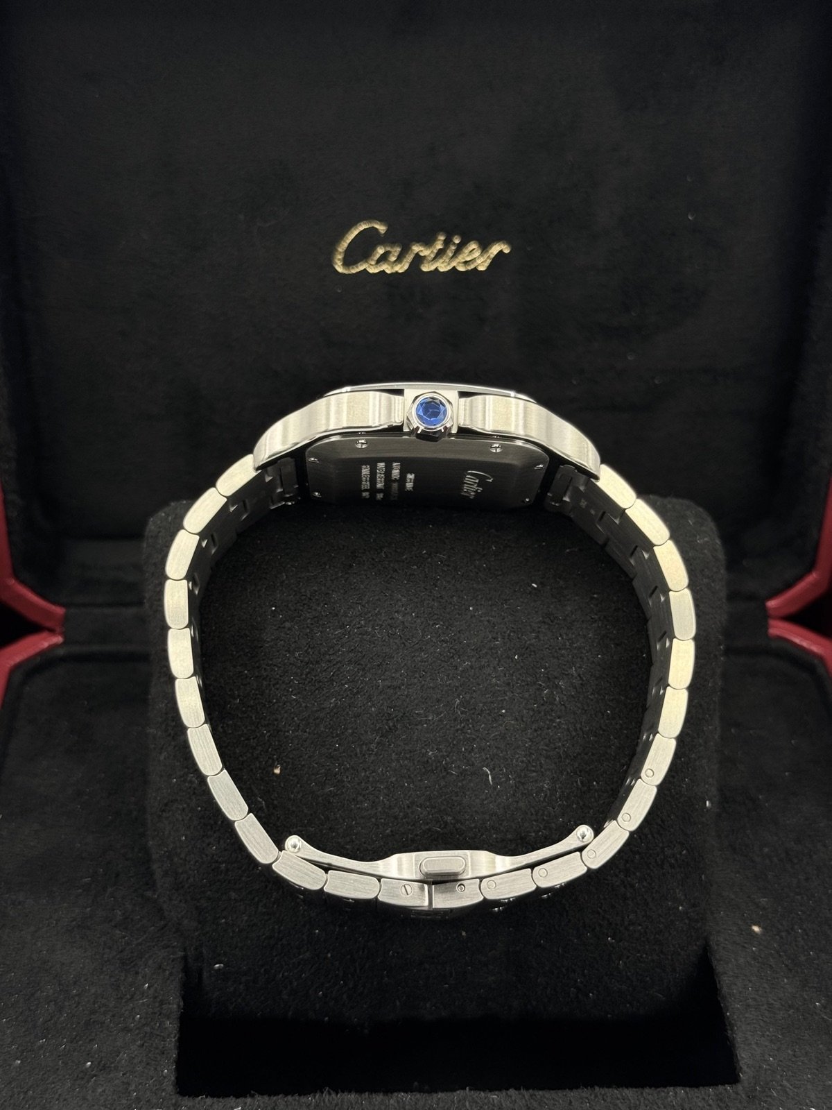 2022 Santos De Cartier 39.8mm WSSA0018 Stainless Steel White Dial - Image 9