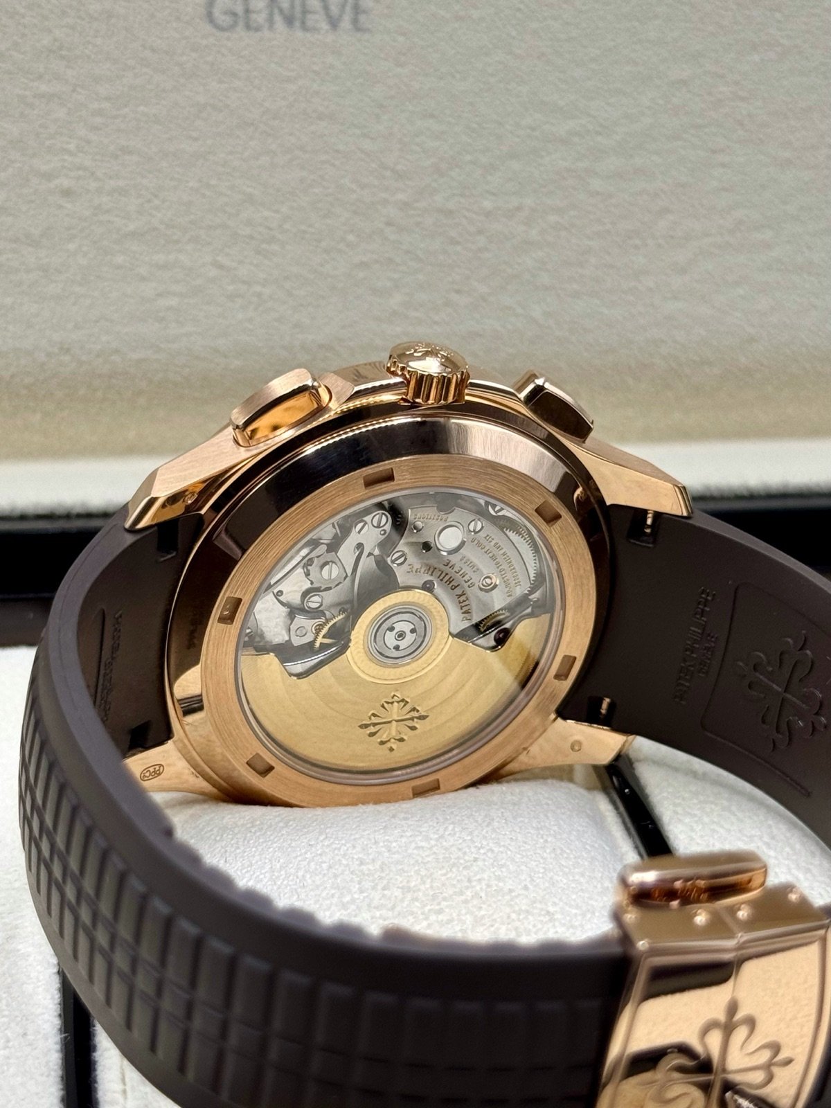2024 Patek Philippe 5968R Aquanaut Chronograph Rose Gold - Image 11