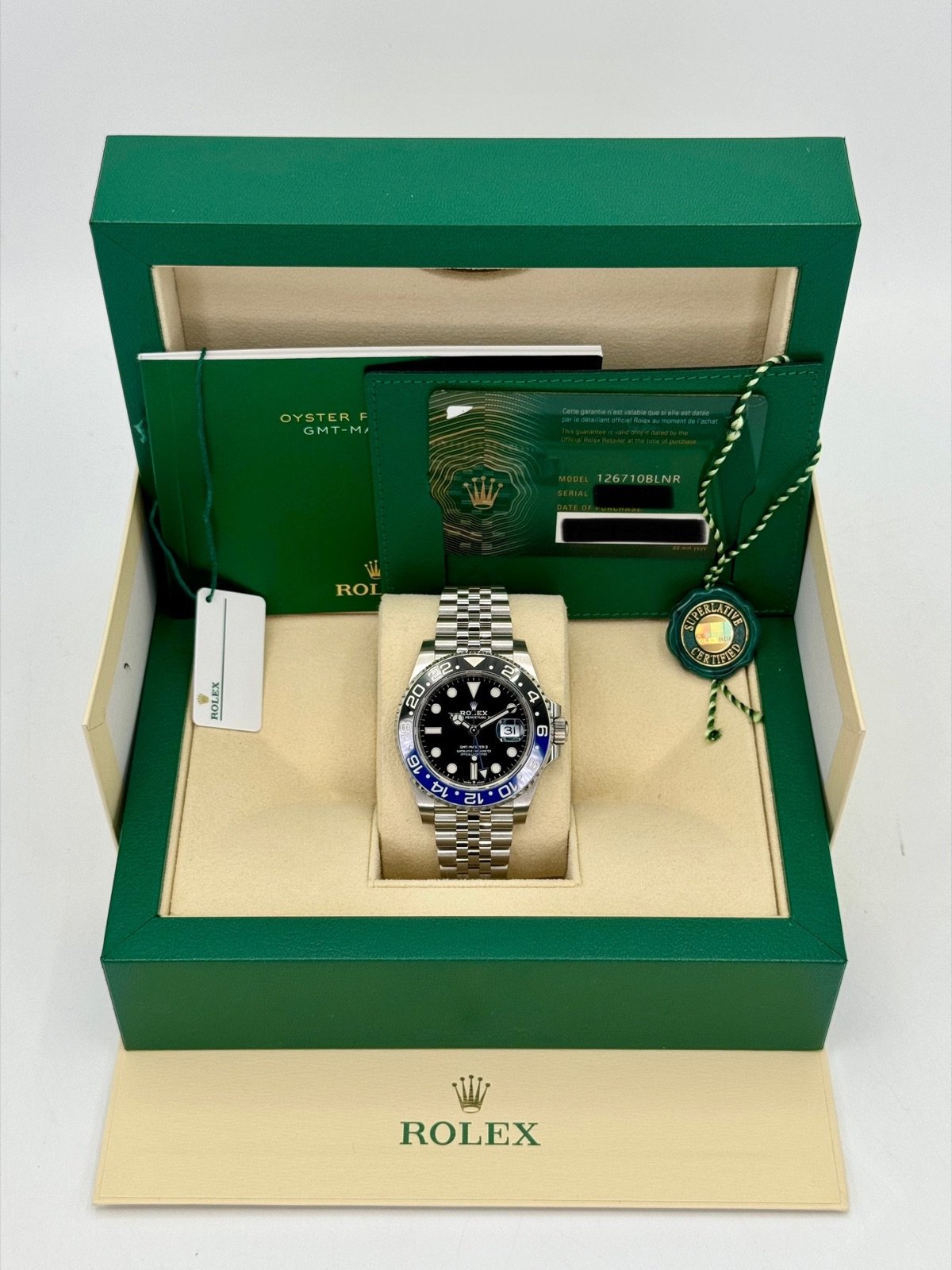 2022 Rolex GMT-Master II “Batgirl” 40mm 126710BLNR Jubilee Black Dial - Image 11