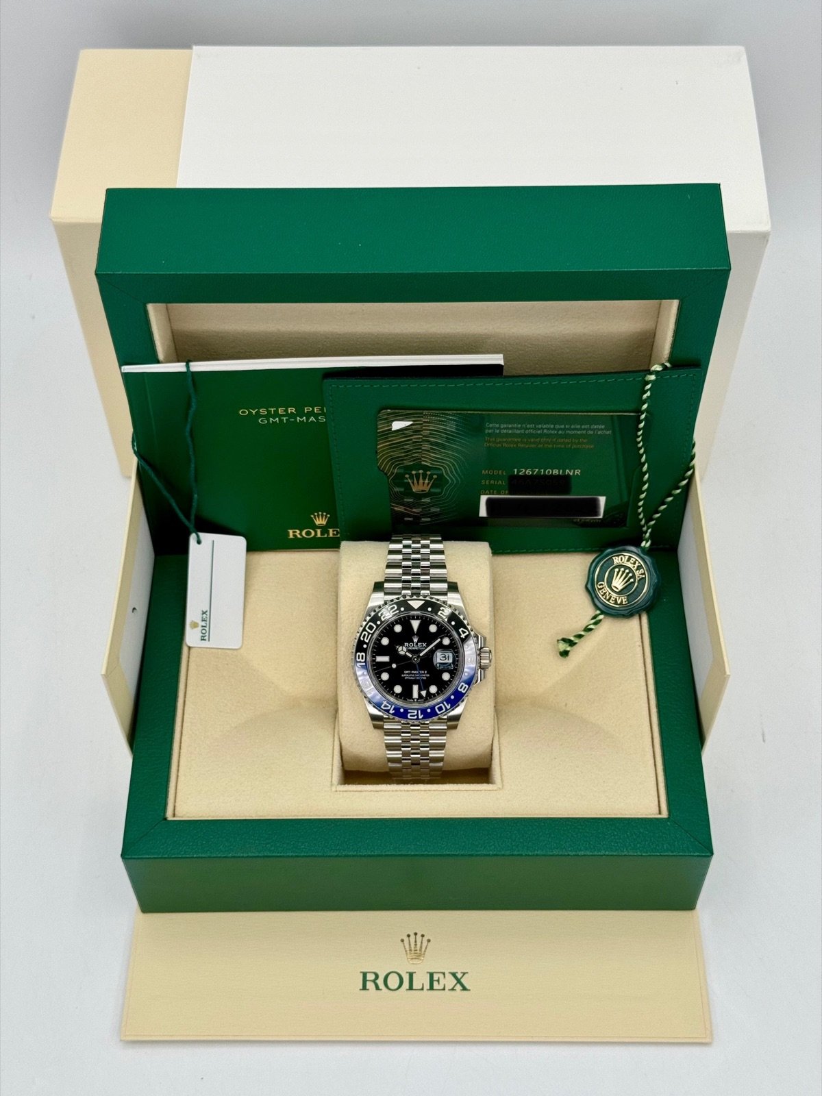 2022 Rolex GMT-Master II “Batgirl” 40mm 126710BLNR Jubilee Black Dial - Image 12