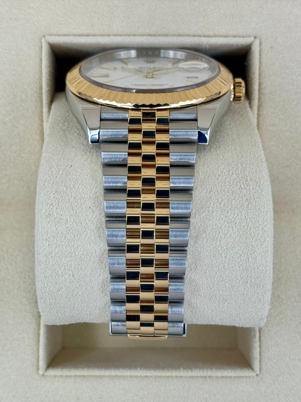 2020 Rolex Datejust 41mm 126333 Two-Tone Jubilee White Dial - Image 3