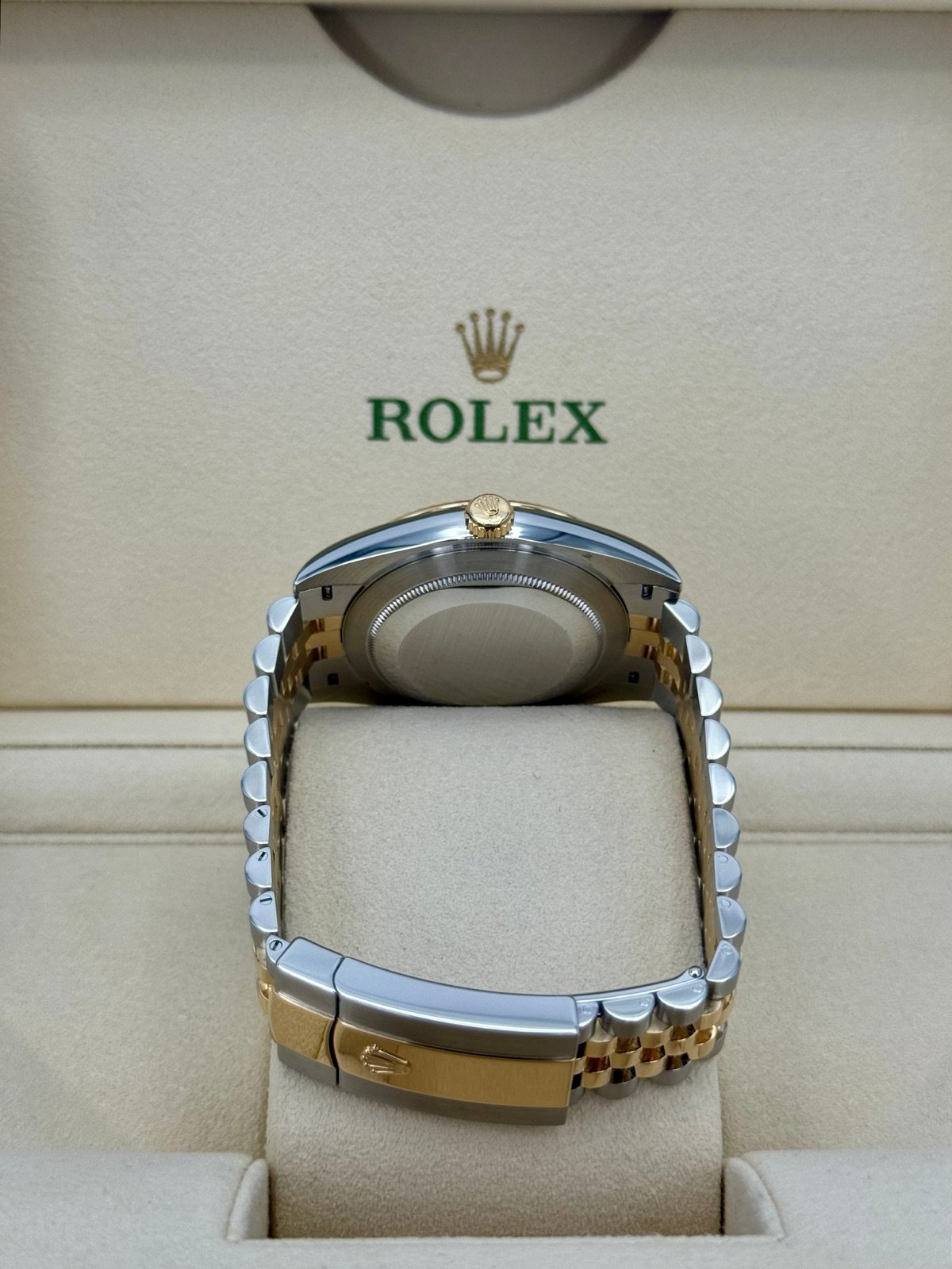 2020 Rolex Datejust 41mm 126333 Two-Tone Jubilee White Dial - Image 9