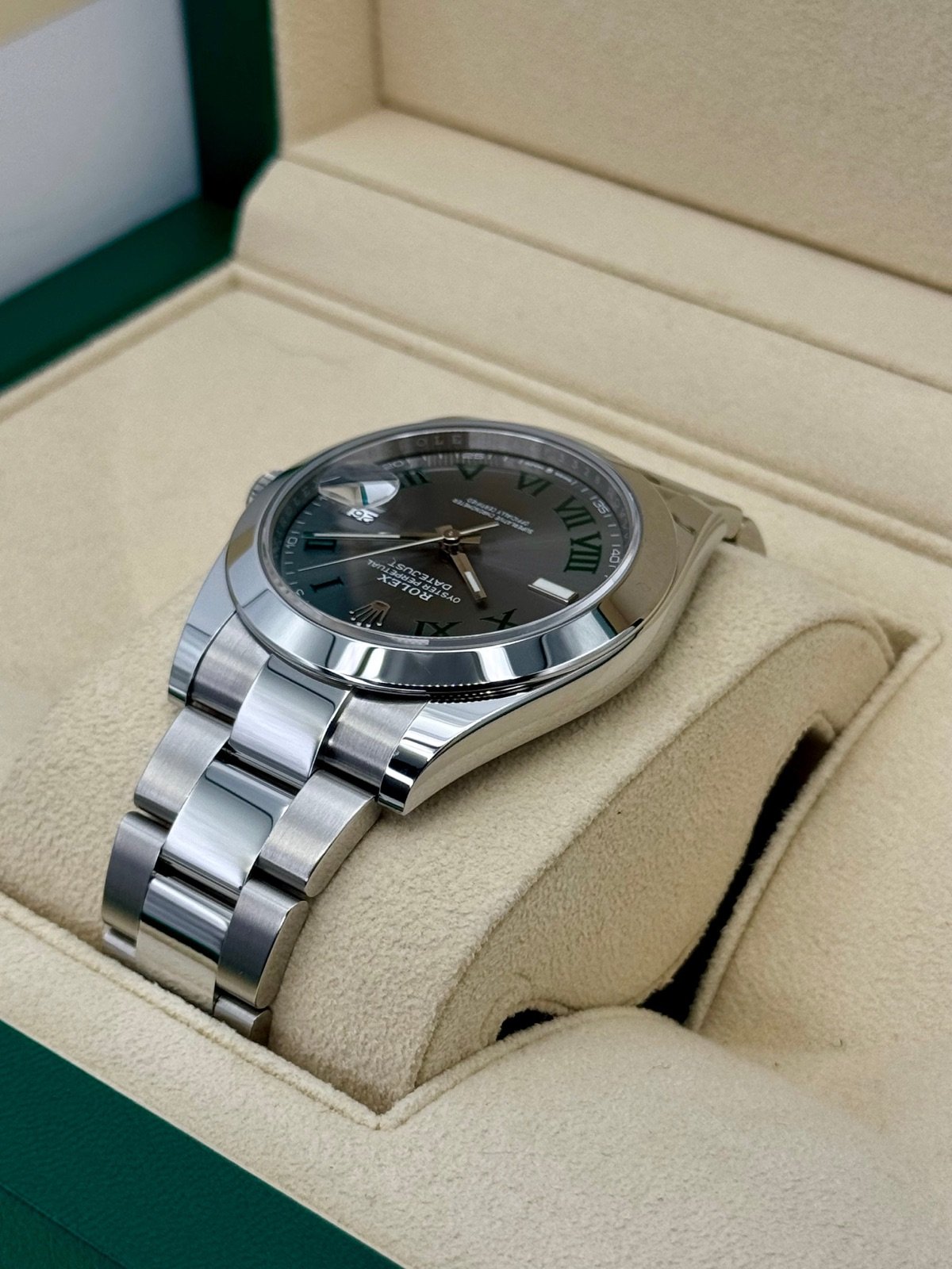 2024 Rolex Datejust 41mm 126300 Oyster Wimbledon Dial (Unworn) - Image 7