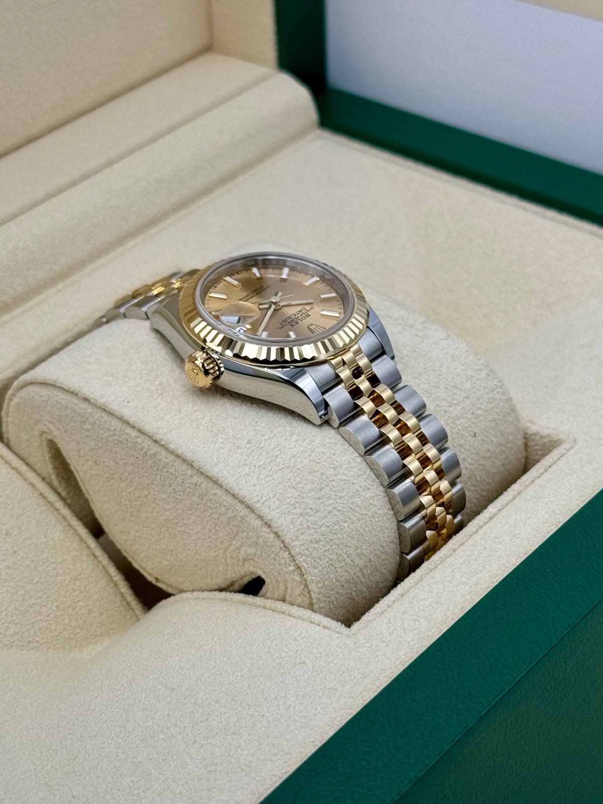 2024 Rolex Lady Datejust 28mm 279173 Jubilee Champagne Dial (Unworn) - Image 8