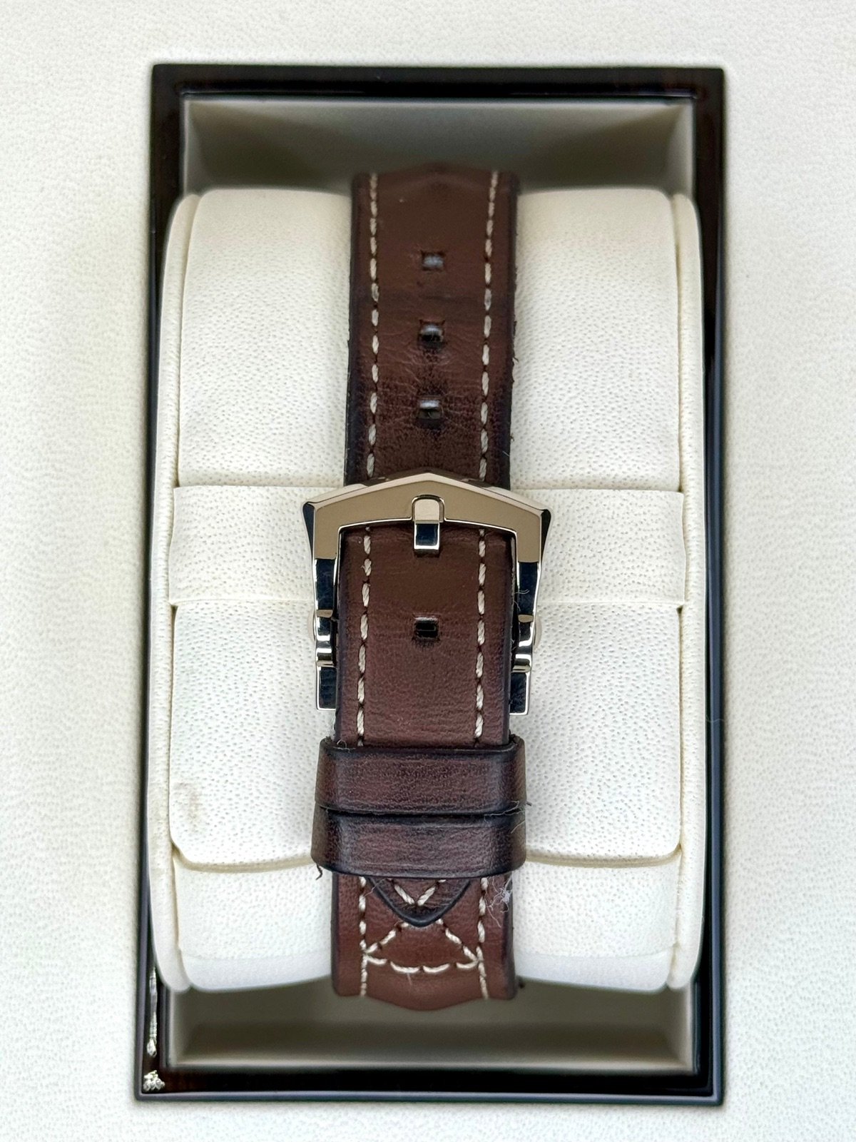 2021 Patek Philippe 37.5mm 7234G Calatrava Pilot Travel Time White Gold - Image 2