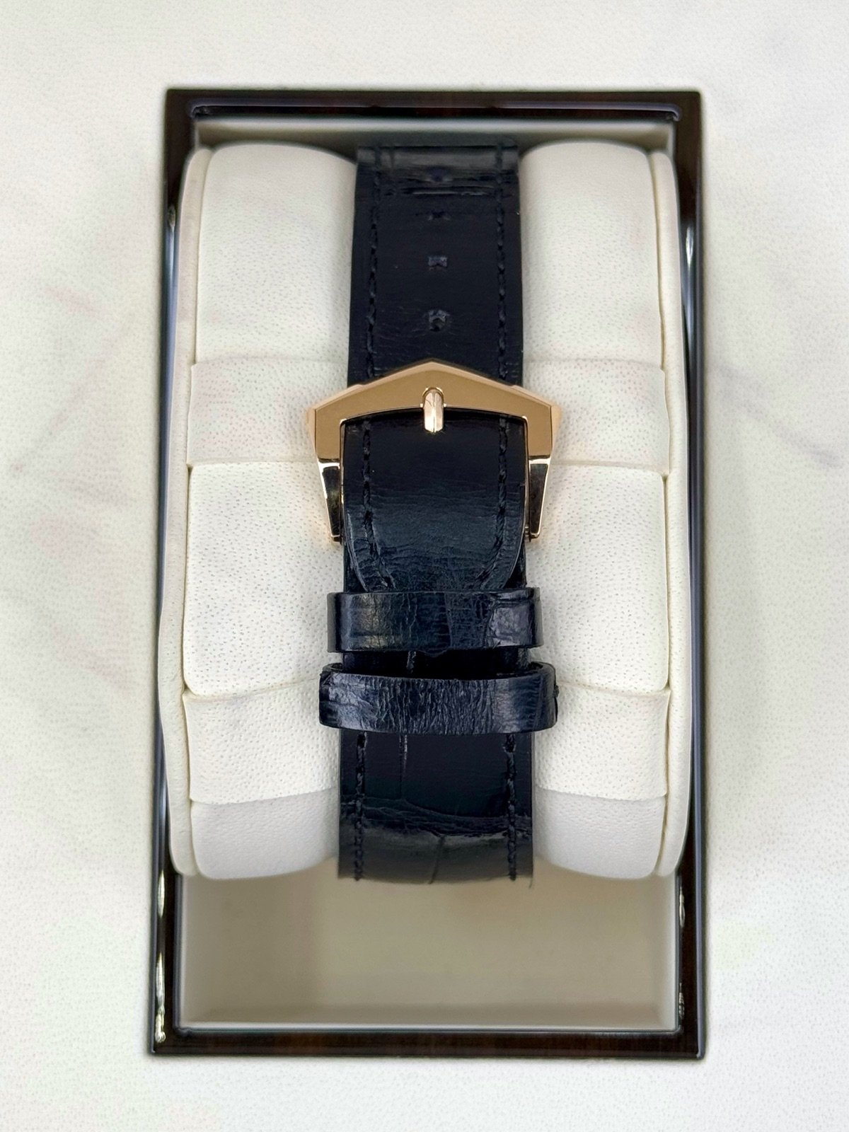 2014 Patek Philippe Annual Calender 40mm 5205R Rose Gold Black Dial - Image 2
