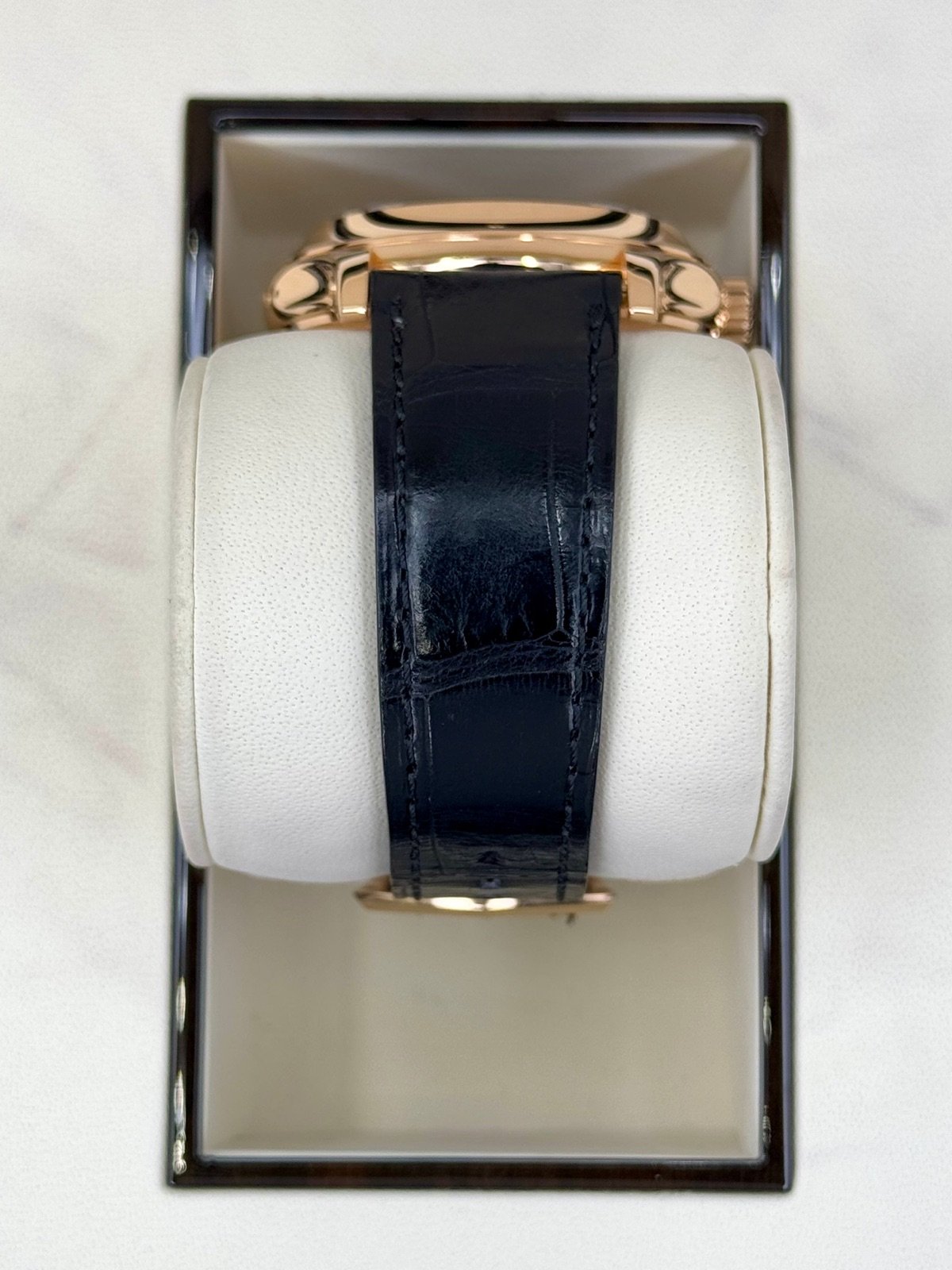 2014 Patek Philippe Annual Calender 40mm 5205R Rose Gold Black Dial - Image 3