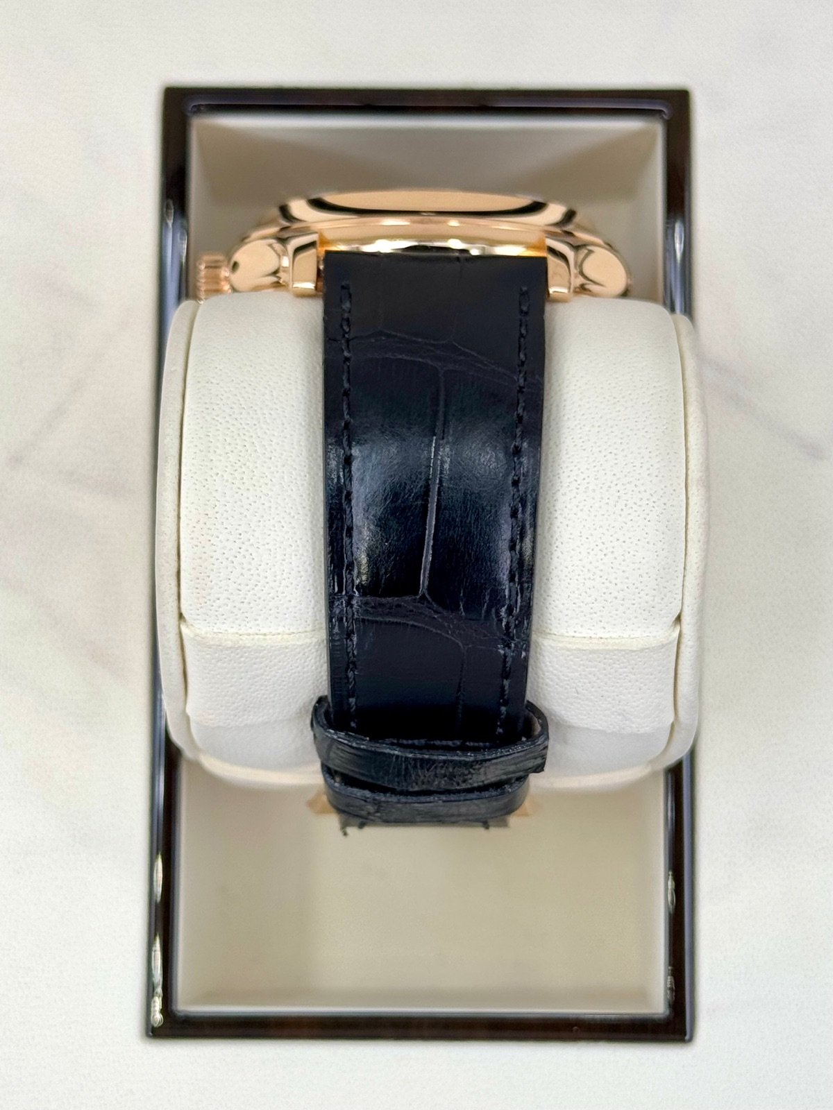 2014 Patek Philippe Annual Calender 40mm 5205R Rose Gold Black Dial - Image 4