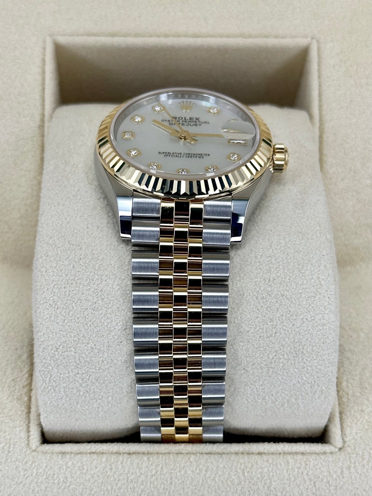 2024 Rolex Datejust 31mm 278273 Two-Tone Jubilee MOP Diamond Dial (Unworn) - Image 3