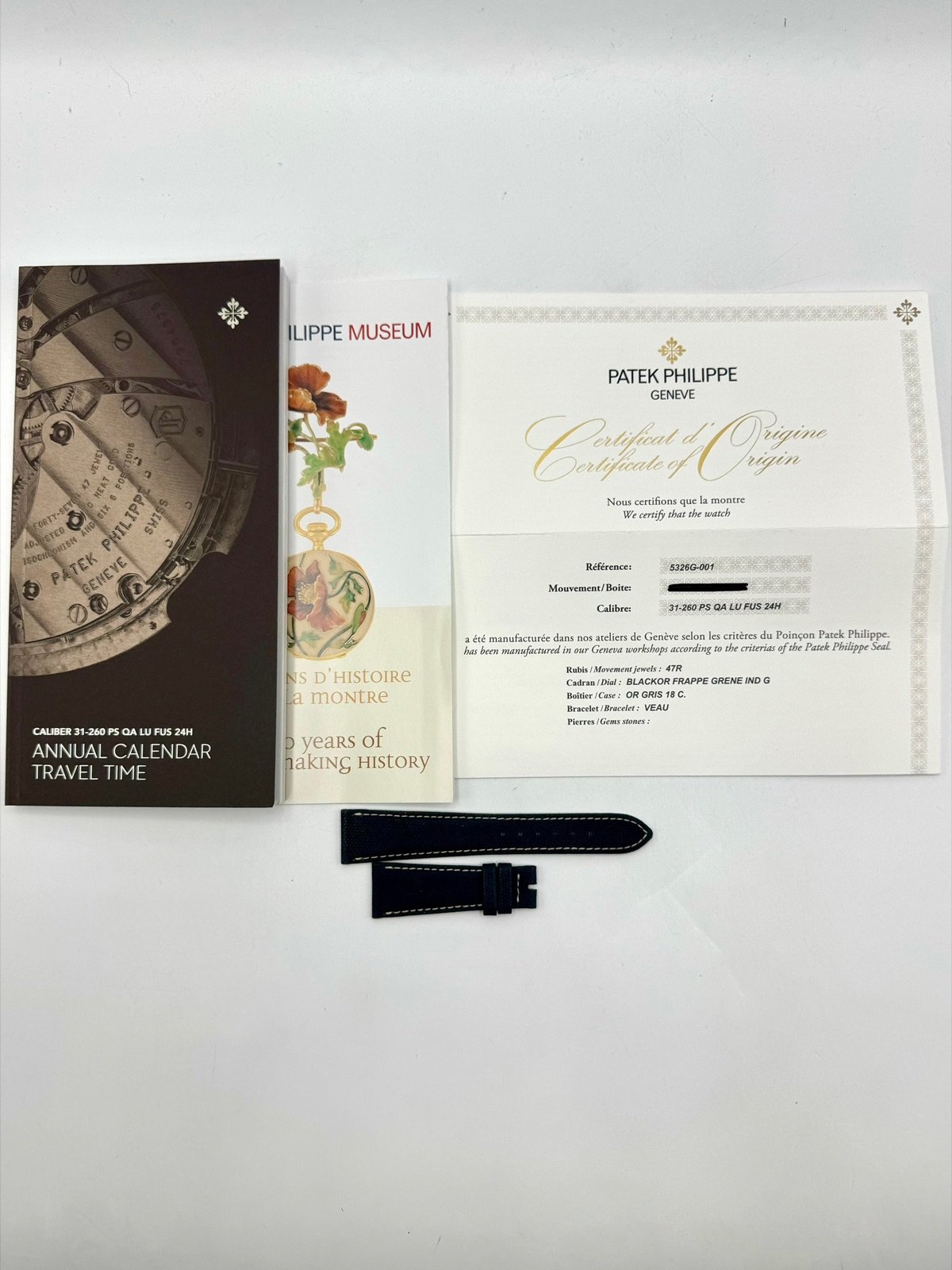 2023 Patek Philippe 42mm 5326G Annual Calendar Travel Time Compliations - Image 12