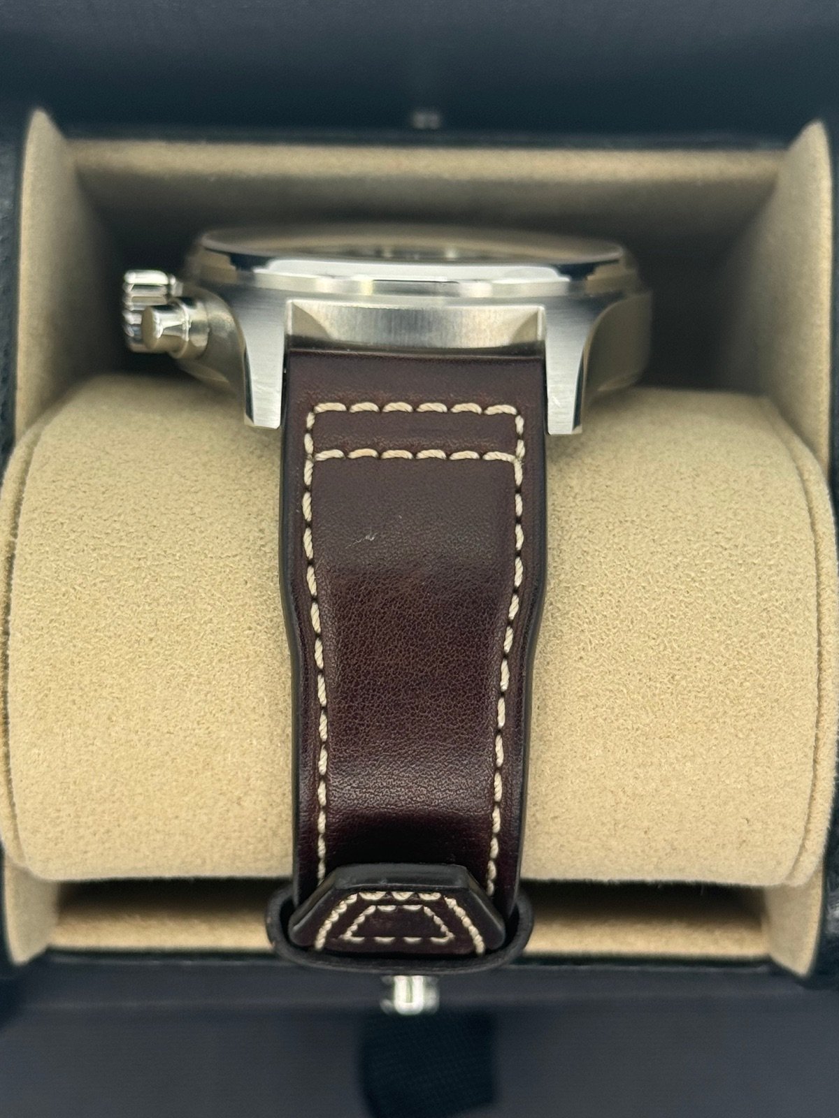 2022 IWC Pilot’s Chronograph 43mm IW377714 Stainless Steel Blue Dial - Image 4