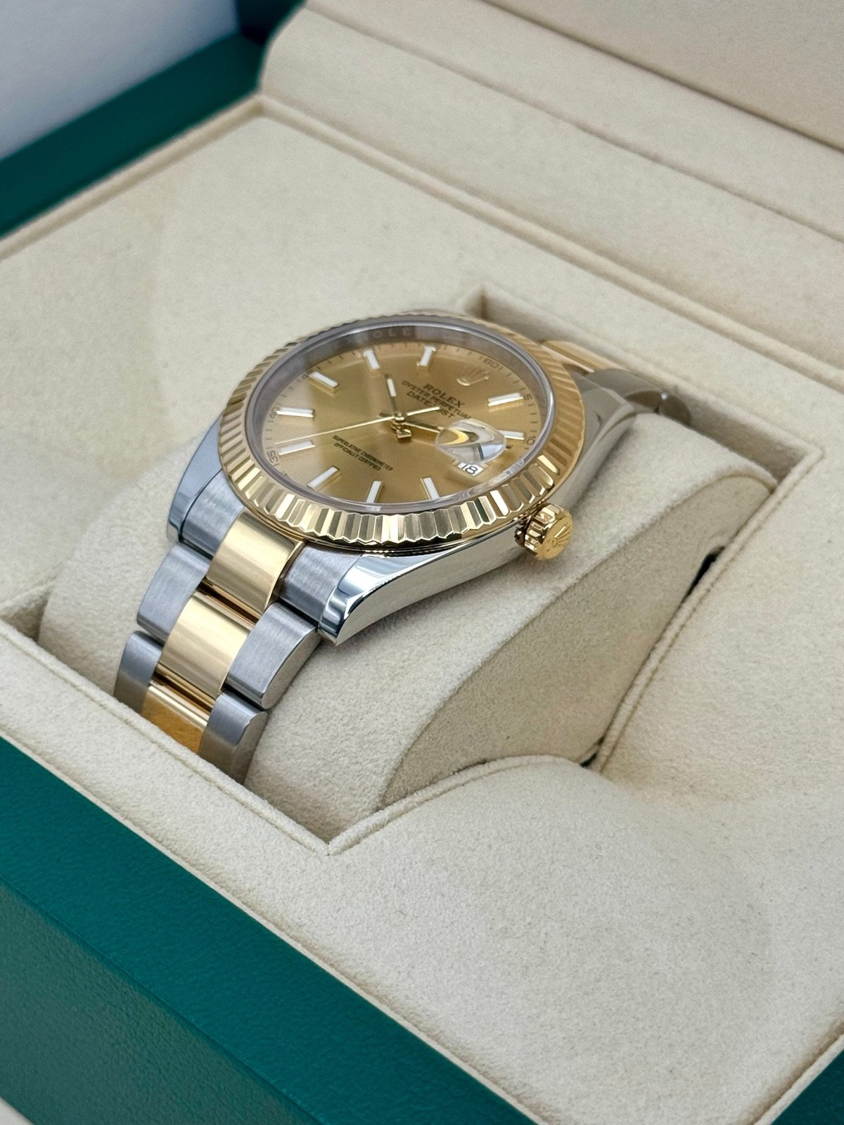 2017 Rolex Datejust 41mm 126333 Two-Tone Oyster Champagne Dial - Image 5