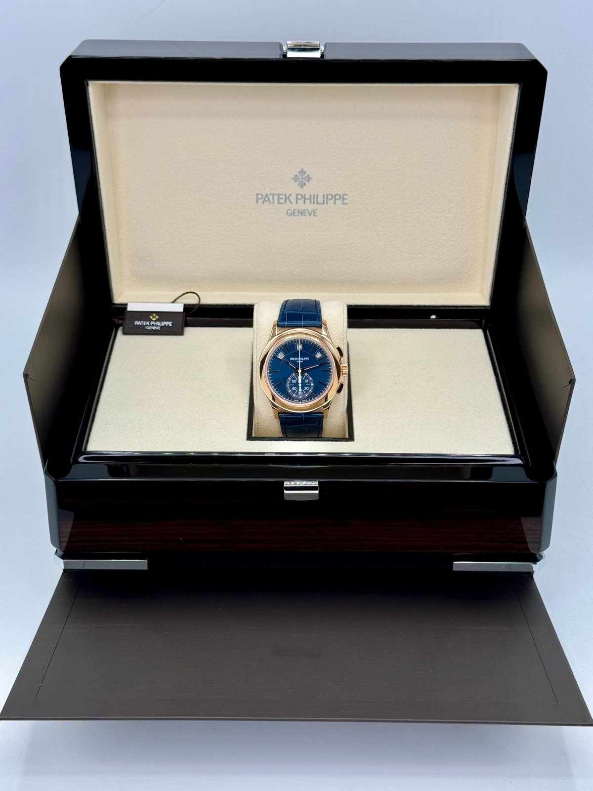 2023 Patek Philippe 5905R Flyback Chronograph Annual Calendar Blue Dial (Unworn) - Image 13