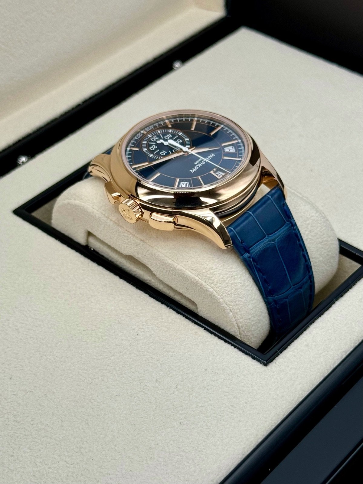 2023 Patek Philippe 5905R Flyback Chronograph Annual Calendar Blue Dial (Unworn) - Image 8