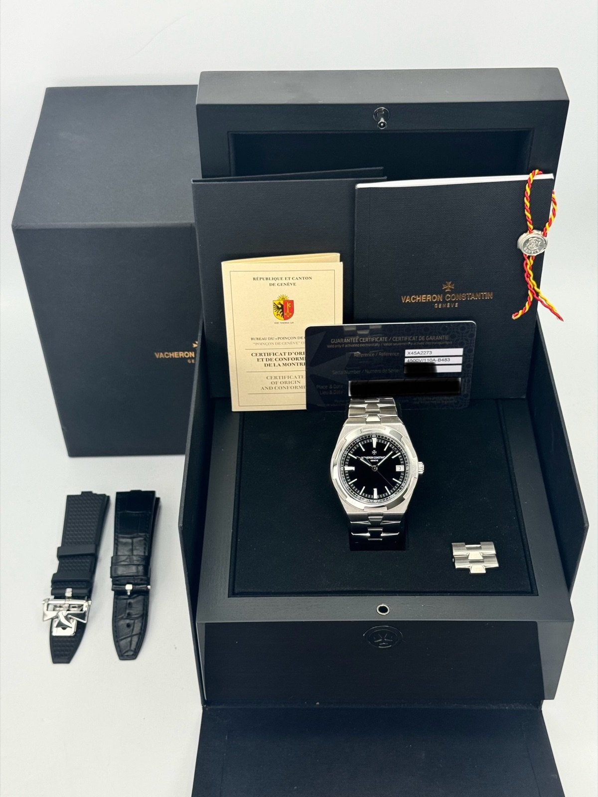 2021 Vacheron Constantin Overseas 41mm 4500V Stainless Black Dial - Image 10