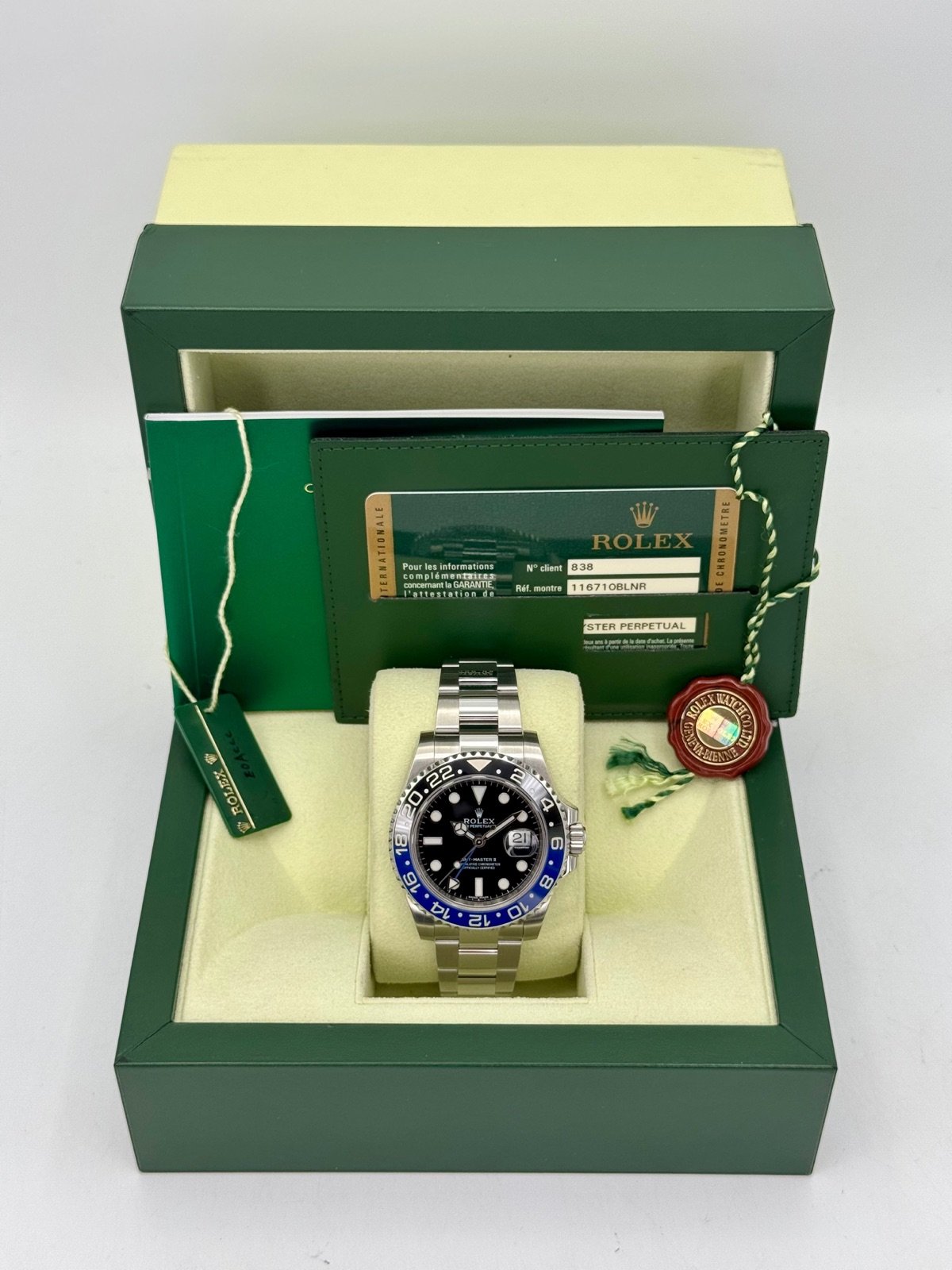 2014 Rolex GMT-Master II “Batman” 40mm 116710BLNR Oyster - Image 12