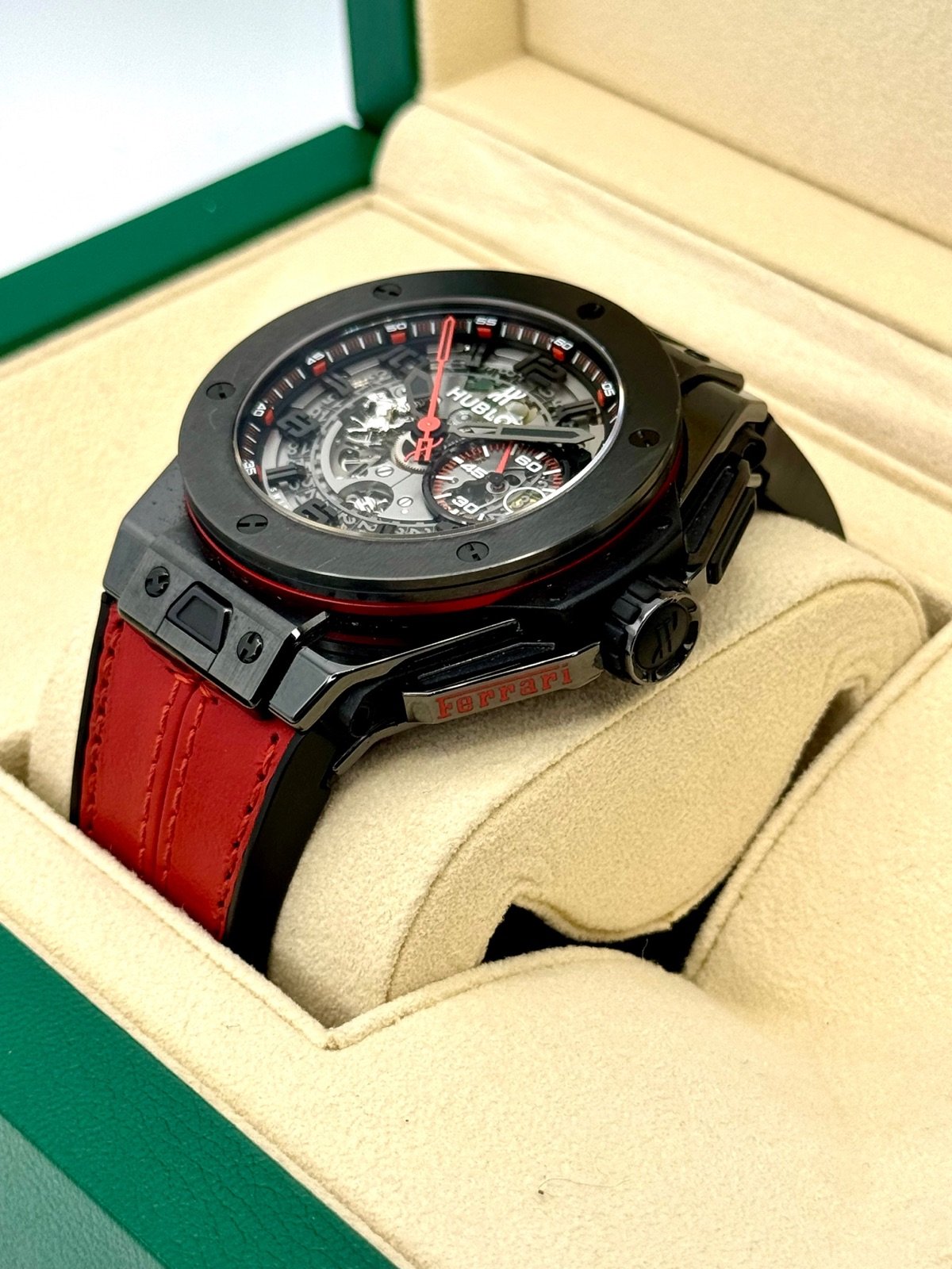 Big Bang Ferrari 45mm 401.QX.0123.VR Carbon Skeletonized Dial - Image 5