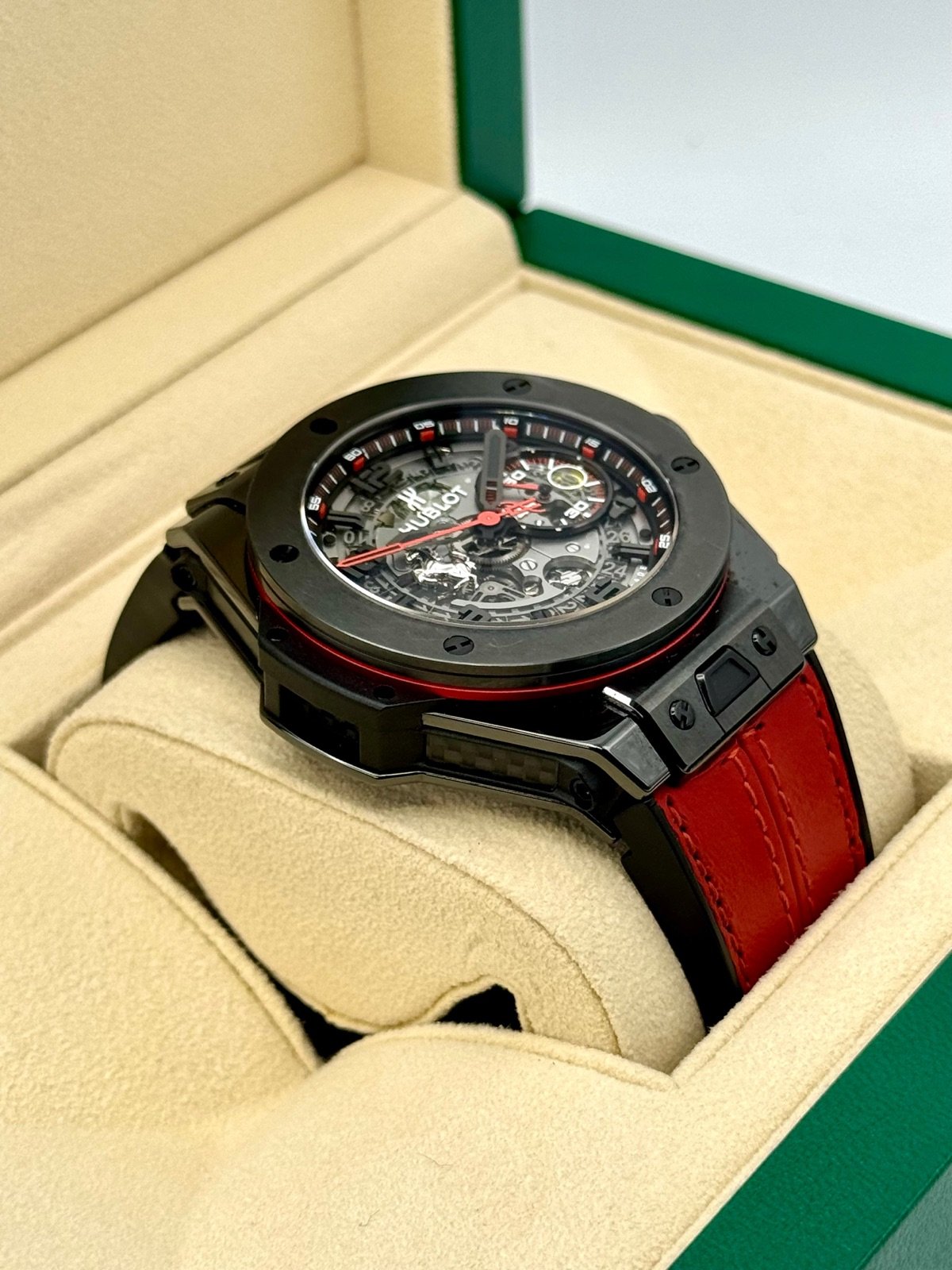 Big Bang Ferrari 45mm 401.QX.0123.VR Carbon Skeletonized Dial - Image 6