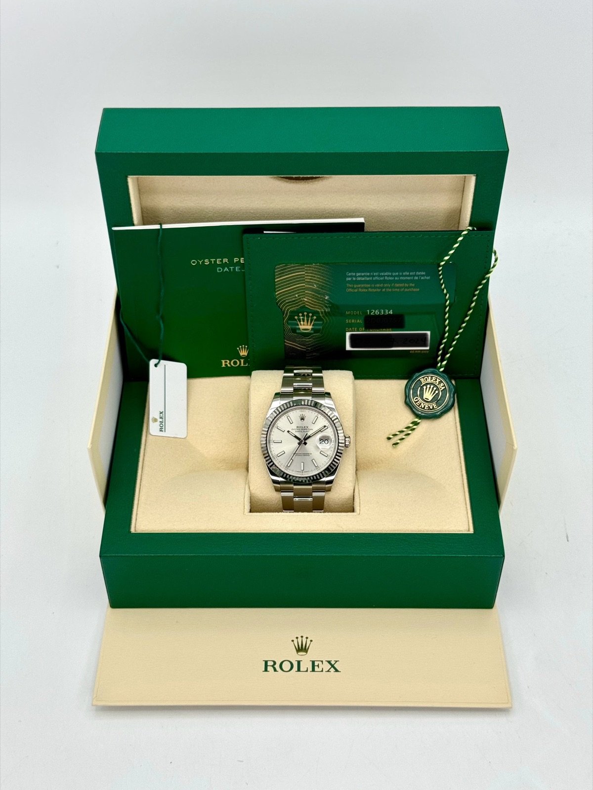 2024 Rolex Datejust 41mm 126334 Stainless Steel Oyster Silver Dial (Unworn) - Image 11